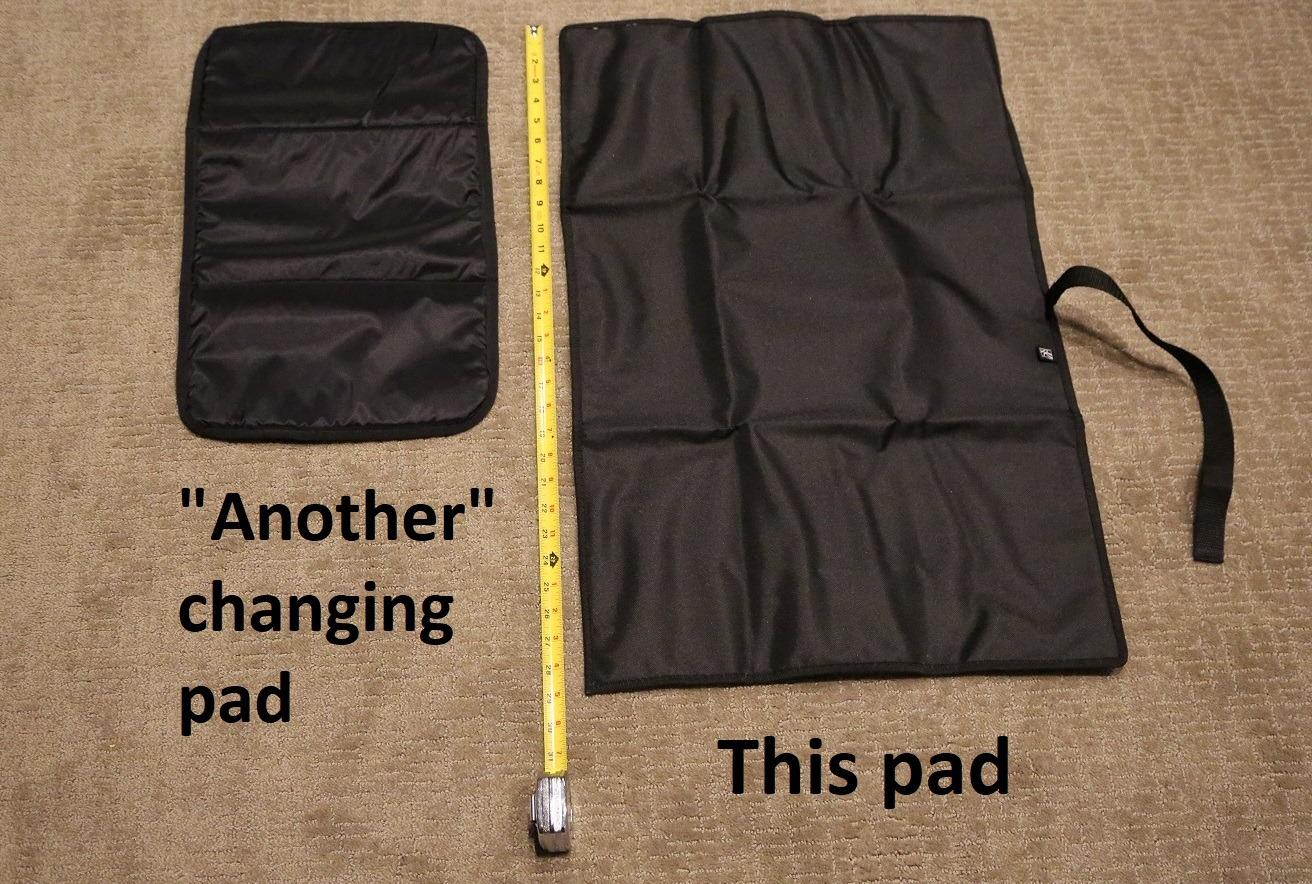 J.L. Childress X-Large Full Body Portable Changing Pad for Babies, Black customer photo 2