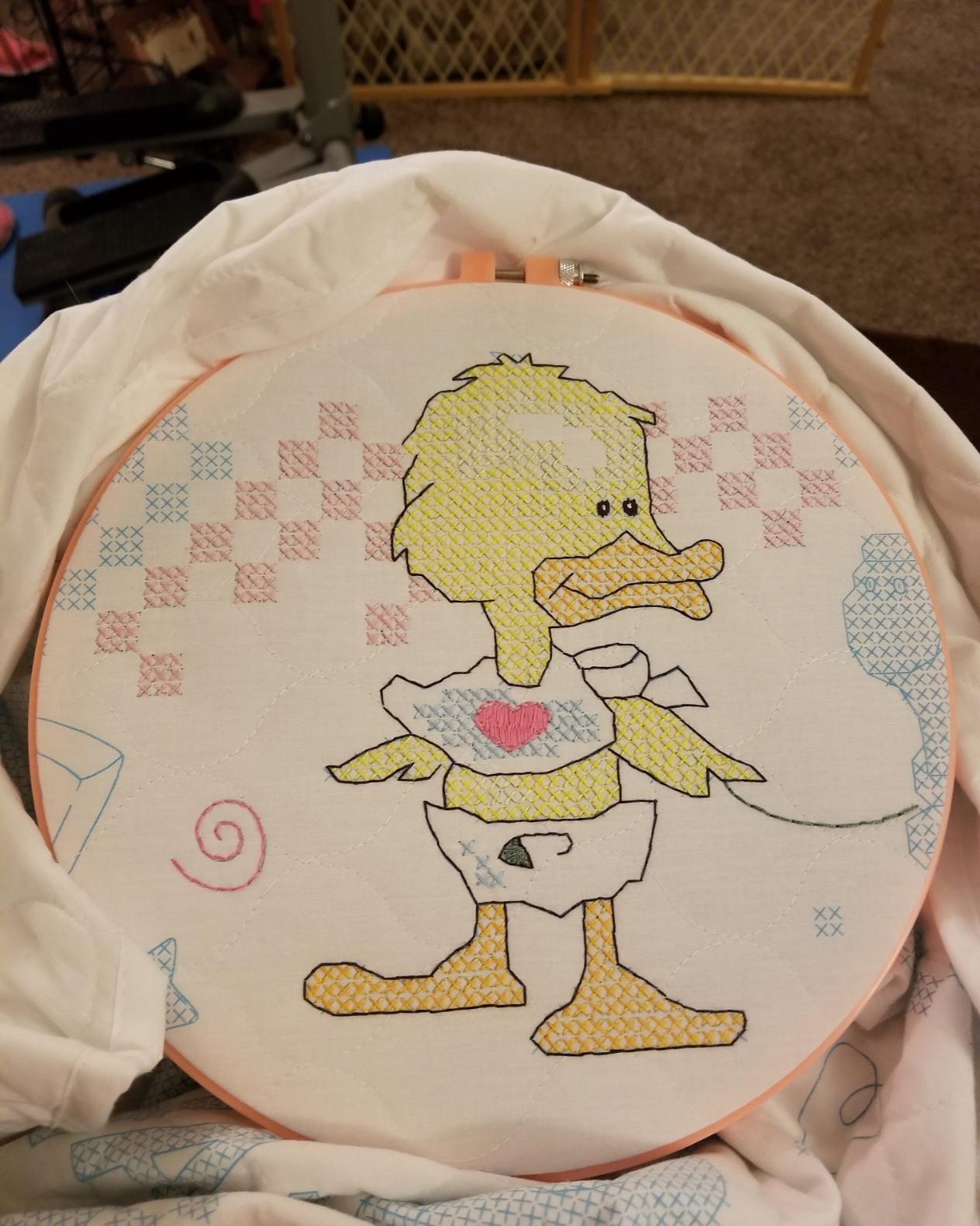 Dimensions Stamped Cross Stitch Baby Quilt 34