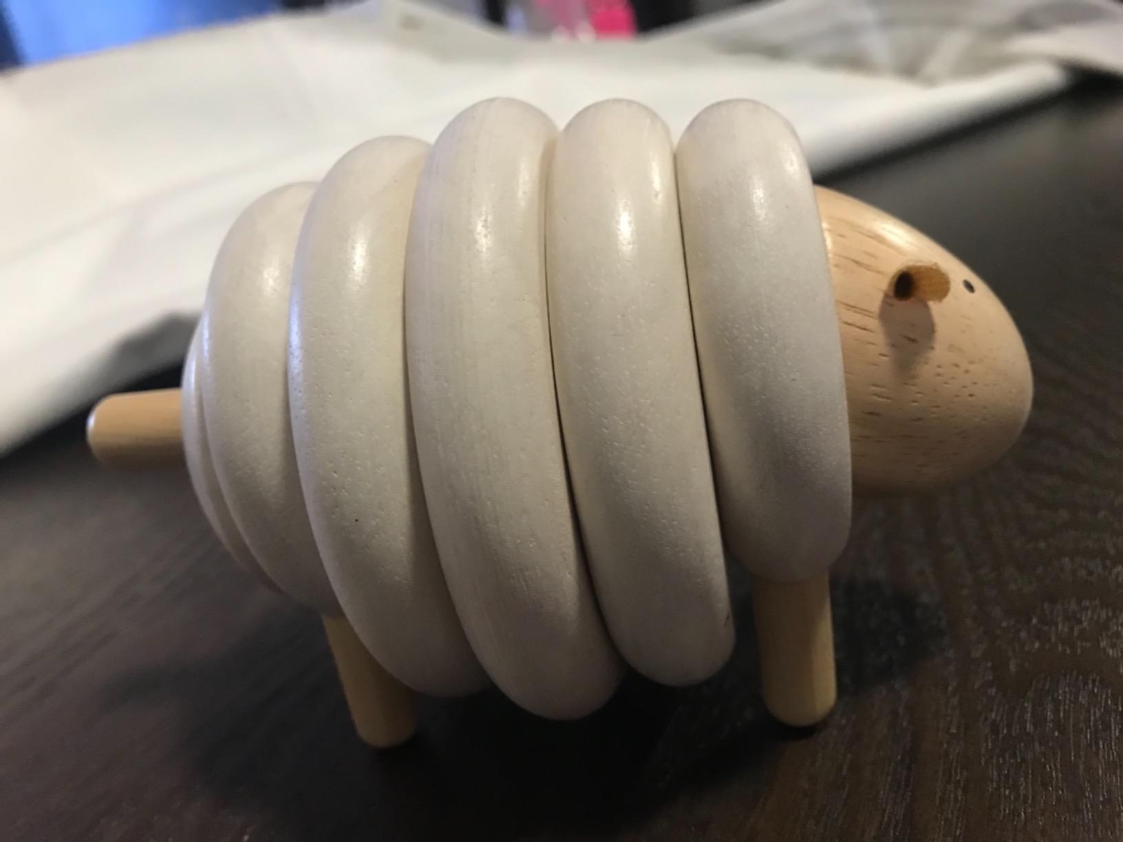 PlanToys® Lacing Sheep Wooden Threading Toy for Kids Ages 3+ Montessori customer photo 2
