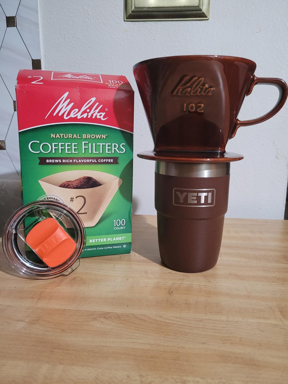 Kalita - 2001 Kalita 102 Ceramic Dripper Coffee Dipper, white customer photo 2