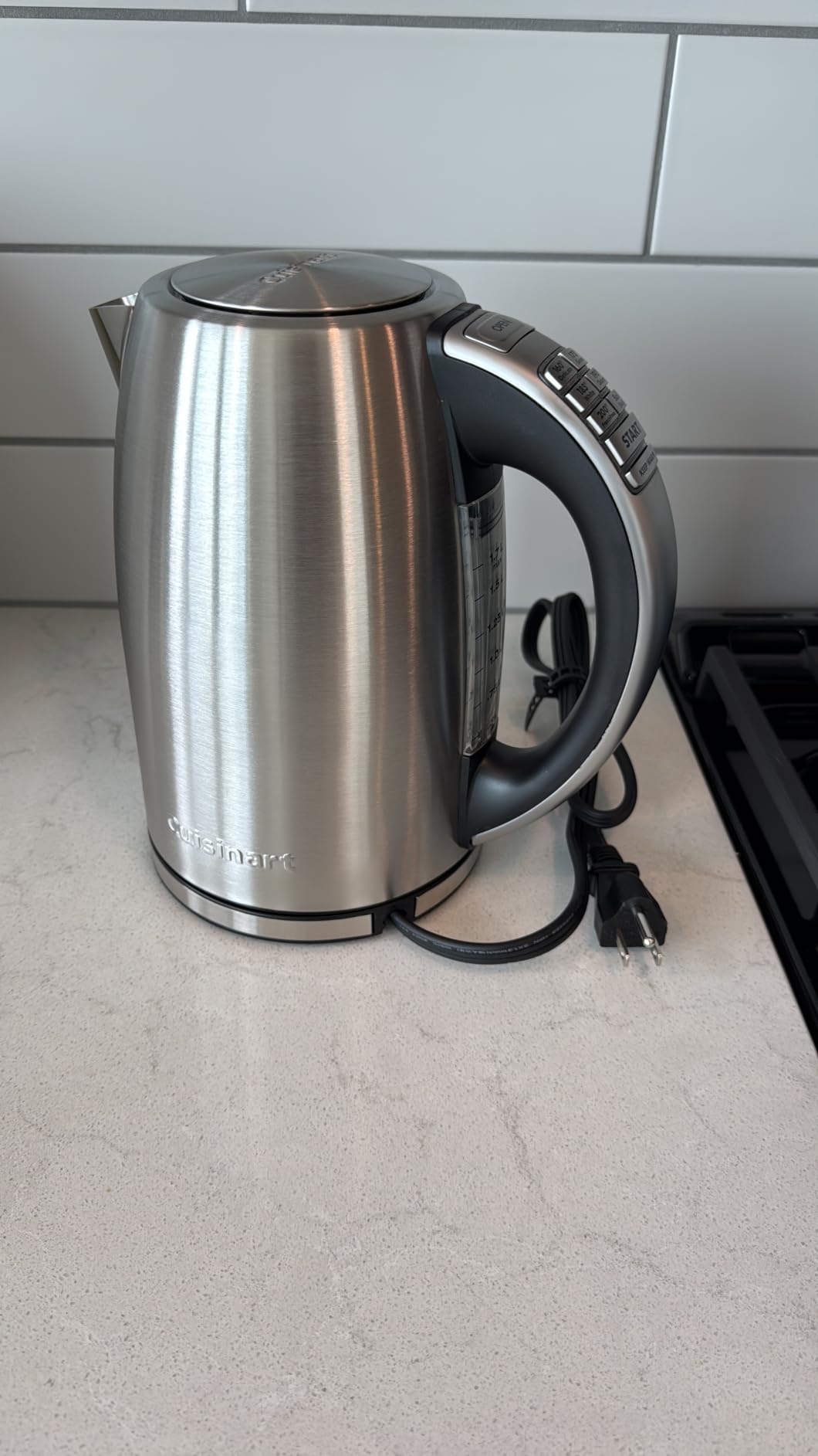 Cuisinart Electric Kettle, 1500W, 6 Temperature Presets, 1.7L, CPK-17P1 customer photo 2
