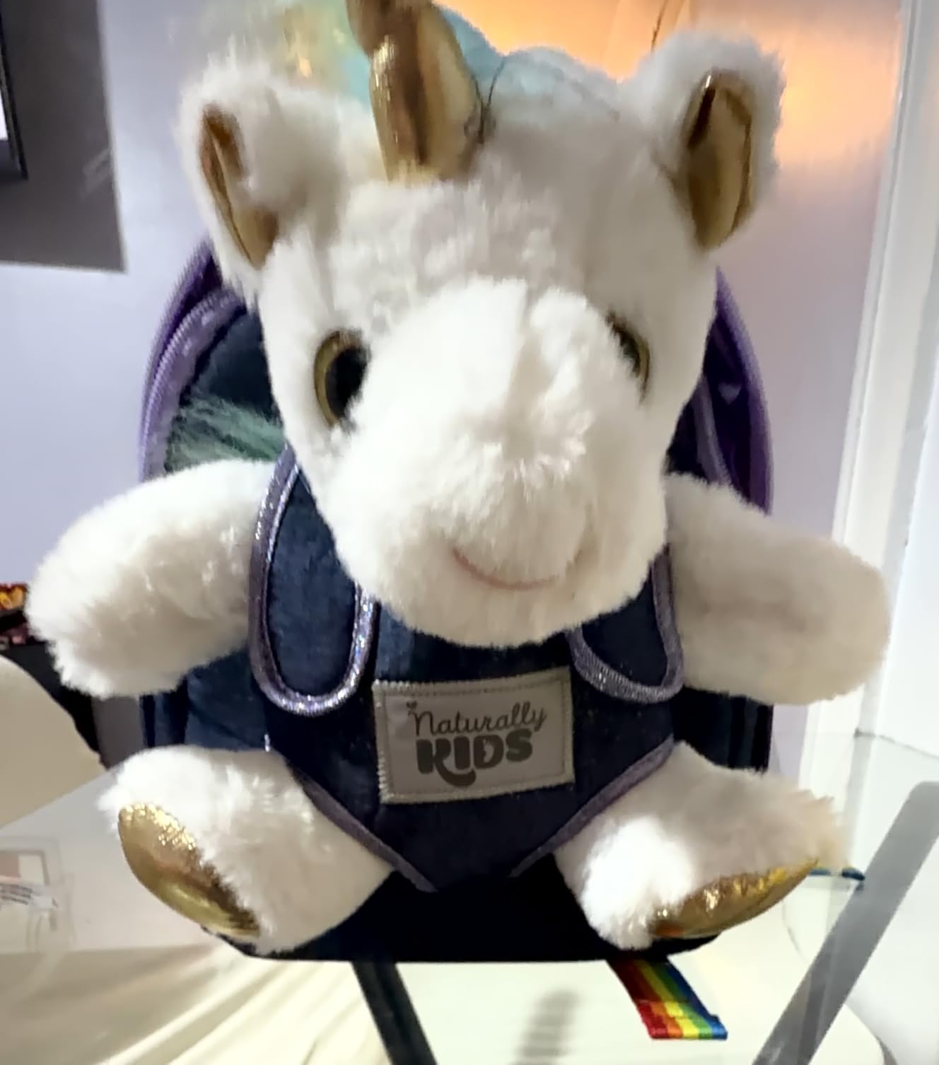 Naturally KIDS Unicorn Backpack, Toys for 2 Year Old Girl Birthday Gift customer photo 1