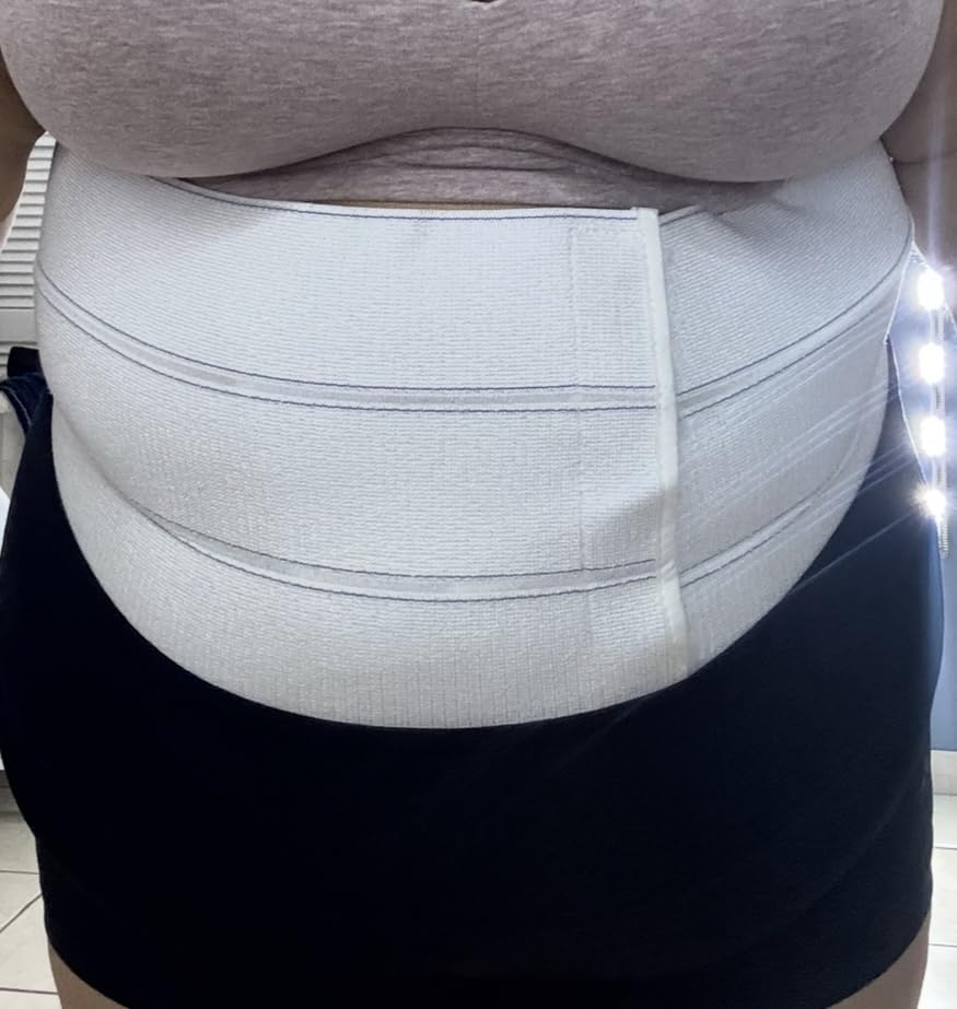 NYOrtho Abdominal Binder Lower Waist Support Belt - Compression Wrap for Men and Women MADE IN USA customer photo 2
