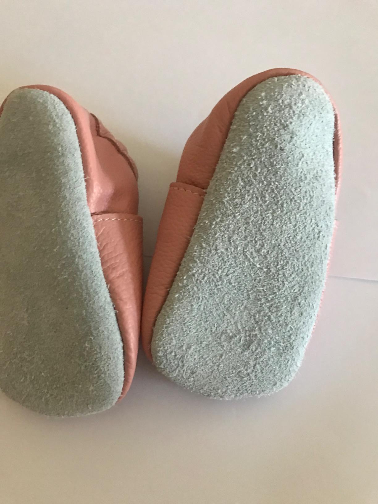 SAYOYO Baby Leather Moccasins Soft Sole Infant First Walker Shoes customer photo 2