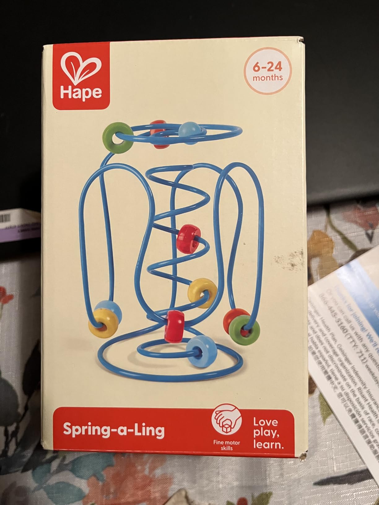 Hape Award Winning Spring-A-Ling Wooden Bead Maze customer photo 2