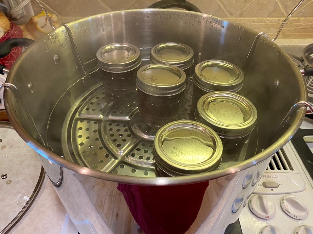 Harvest Stainless Steel 20 Qt Canning Pot with Rack | Water Bath or Steam Canning | Works on All Stovetops Including Induction, Glass, Gas (Stainless Steel Canner + Tools) (Stainless Steel Canner) customer photo 1