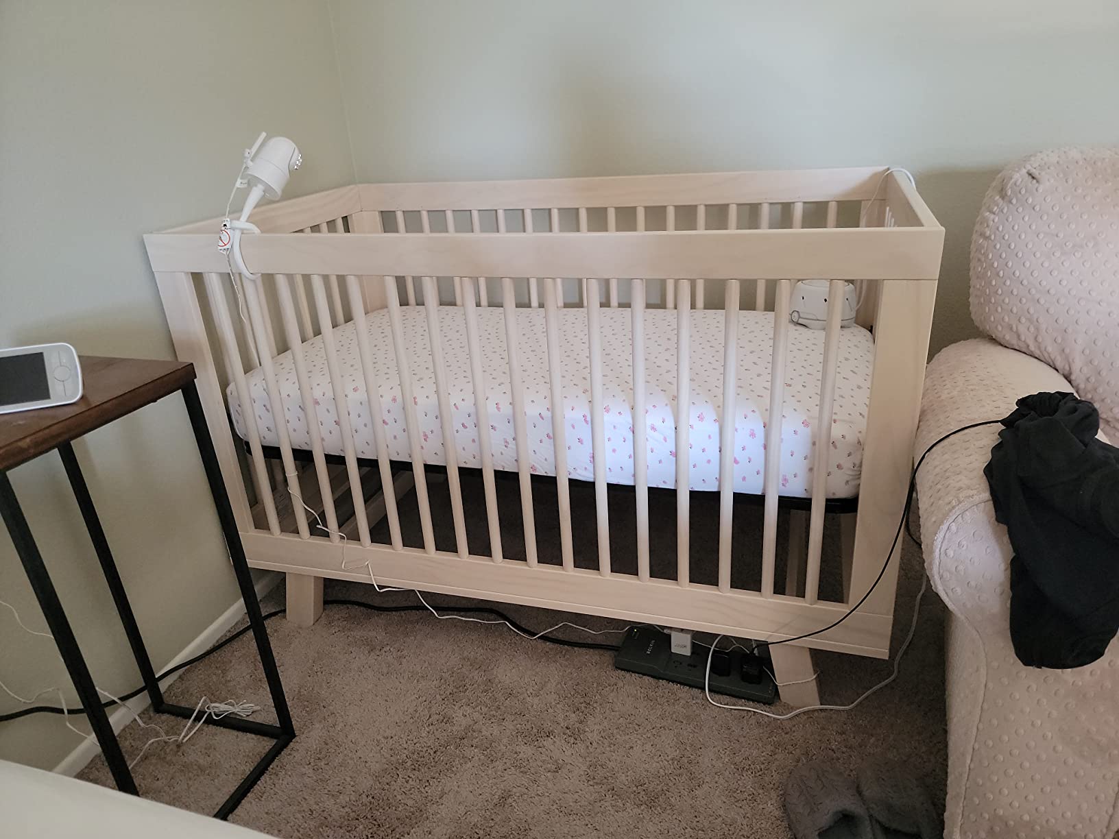 Babyletto Hudson 3-in-1 Convertible Baby Crib, Grey customer photo 1