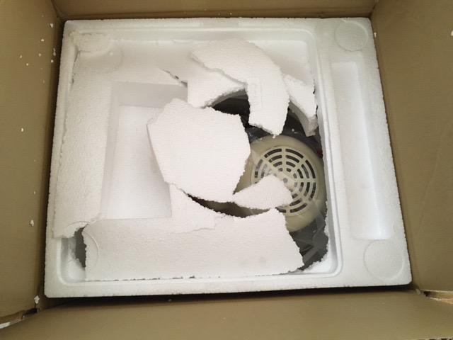 Shop Fox W1826 Wall Dust Collector, 2.5 Micron Filtration,White customer photo 1