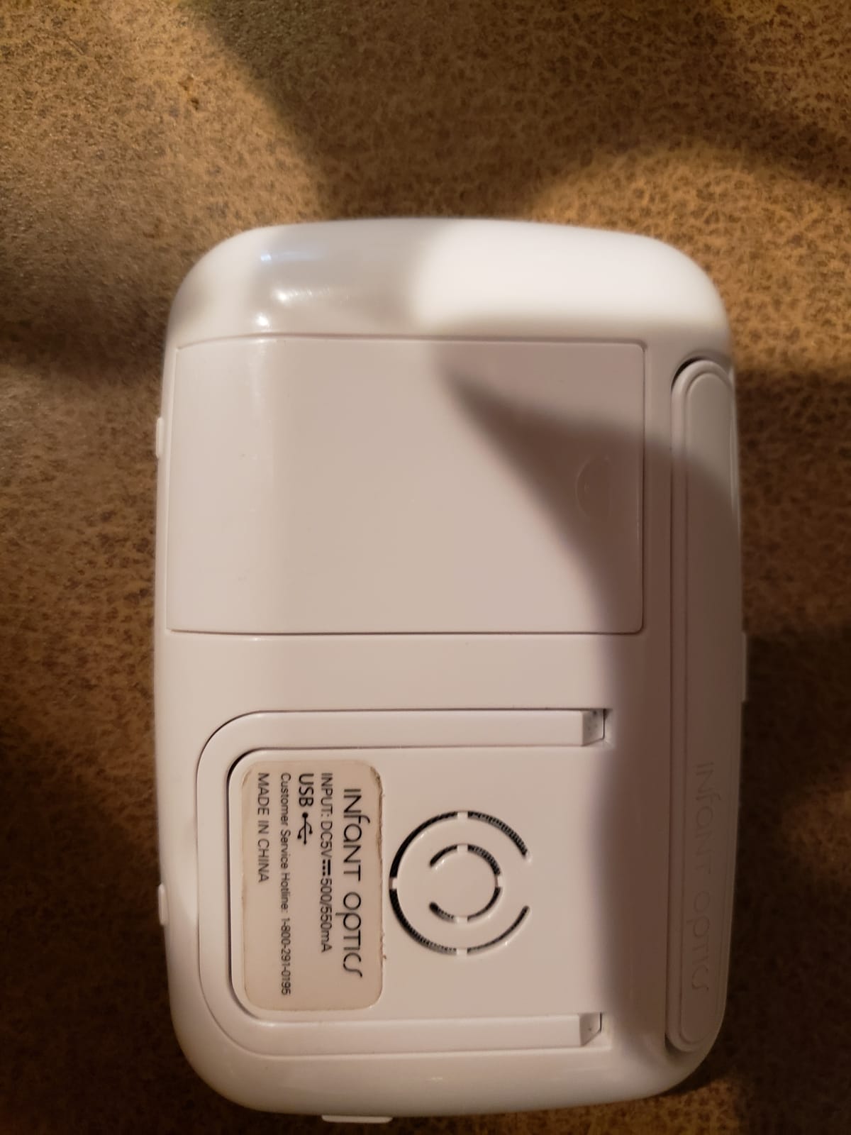 Infant Optics DXR-8 480p Video Baby Monitor, Non-WiFi Hack-Proof FHSS Connection, Interchangeable Lenses, Pan Tilt Zoom, LED Sound Bar, Night Vision, and Two-Way Talk. customer photo 1
