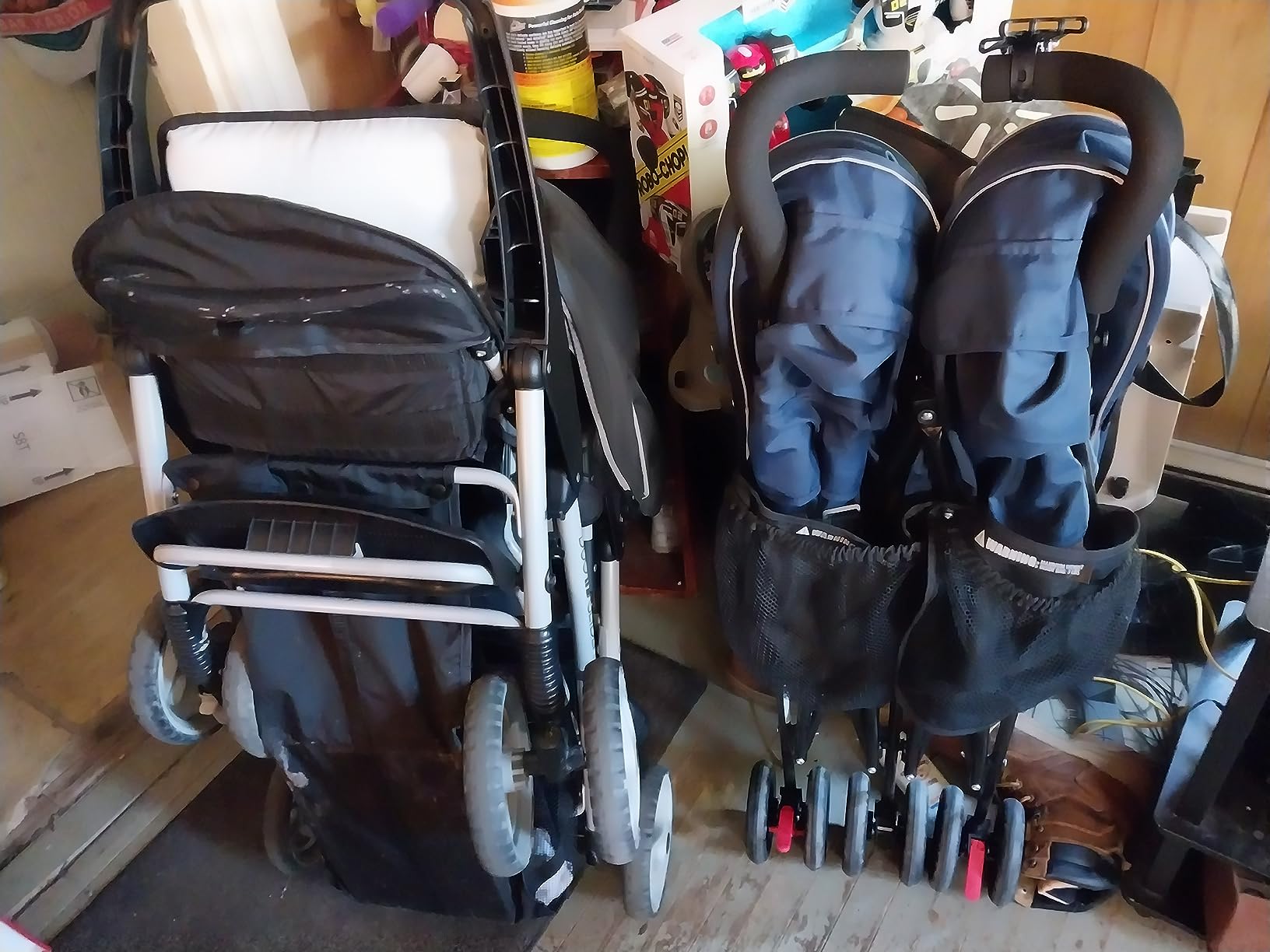 Delta Children LX Side by Side Stroller - with Recline, Storage & Compact Fold, Night Sky customer photo 1