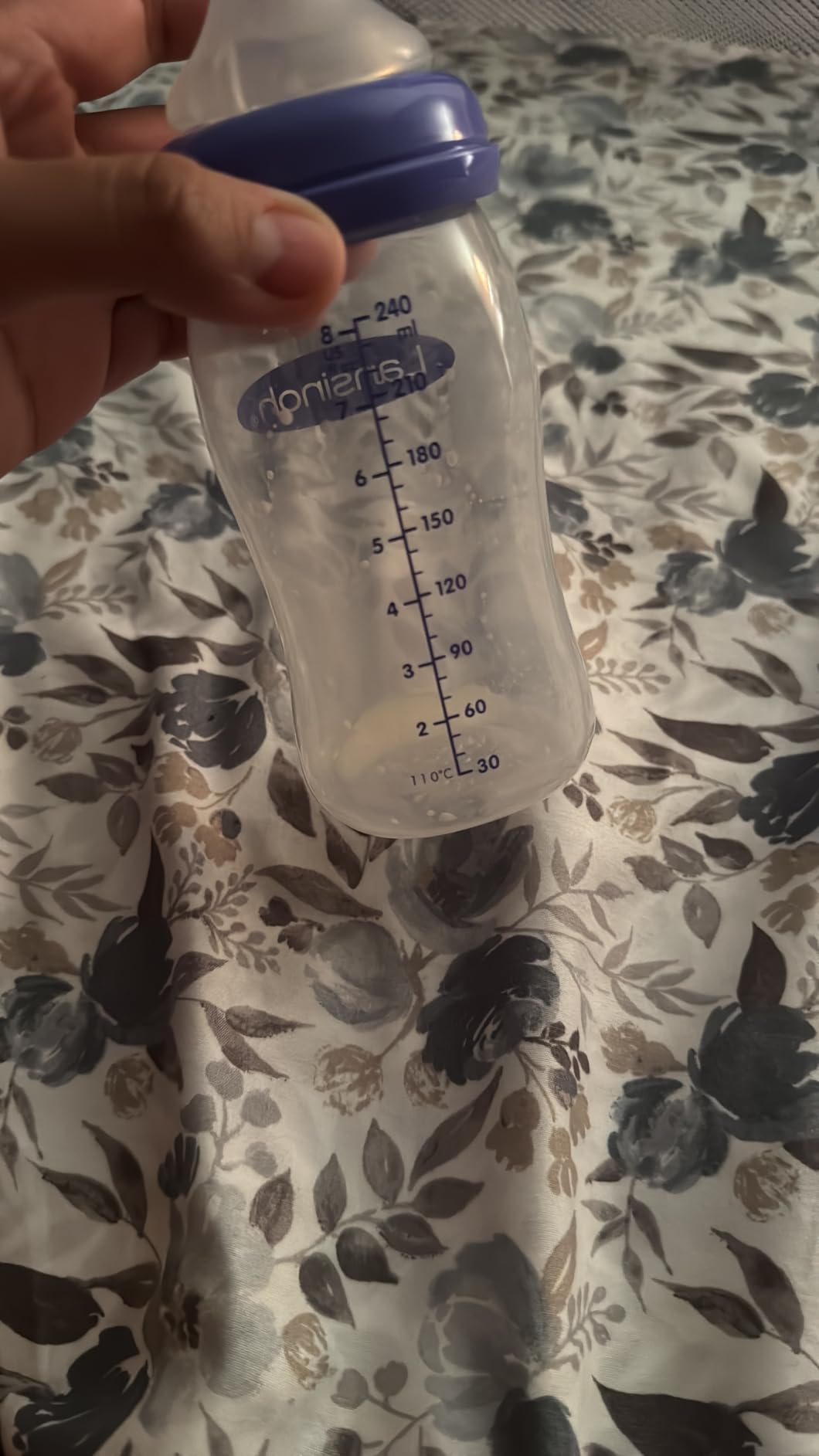 Lansinoh Anti-Colic Baby Bottles, 8 Ounce, 3 Count | Medium Flow Nipples (M), Breastfeeding Bottle with NaturalWave Design, BPA-Free Plastic, Baby Essentials customer photo 1