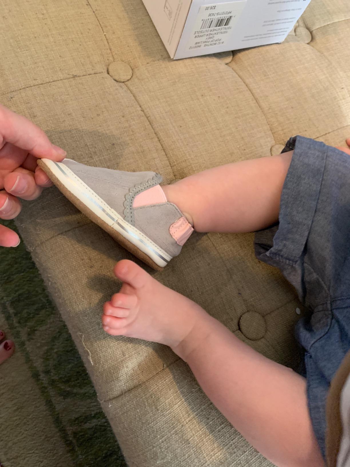 Robeez Baby Girls and Unisex Soft Soles Slip-Resistant Crib Shoes Slippers for Infant and Toddler, 0-24 Months customer photo 2