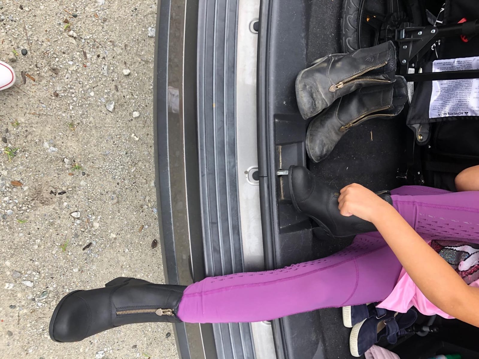 Ariat English Kids Scout Zip Paddock (Little Kid/Big Kid) customer photo 2