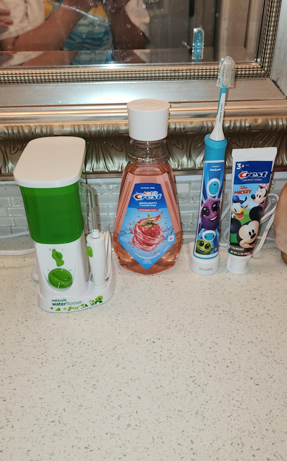 Philips Sonicare for Kids 3+ Bluetooth Connected Rechargeable Electric Power Toothbrush, Interactive for Better Brushing, Turquoise, HX6321/02 customer photo 1