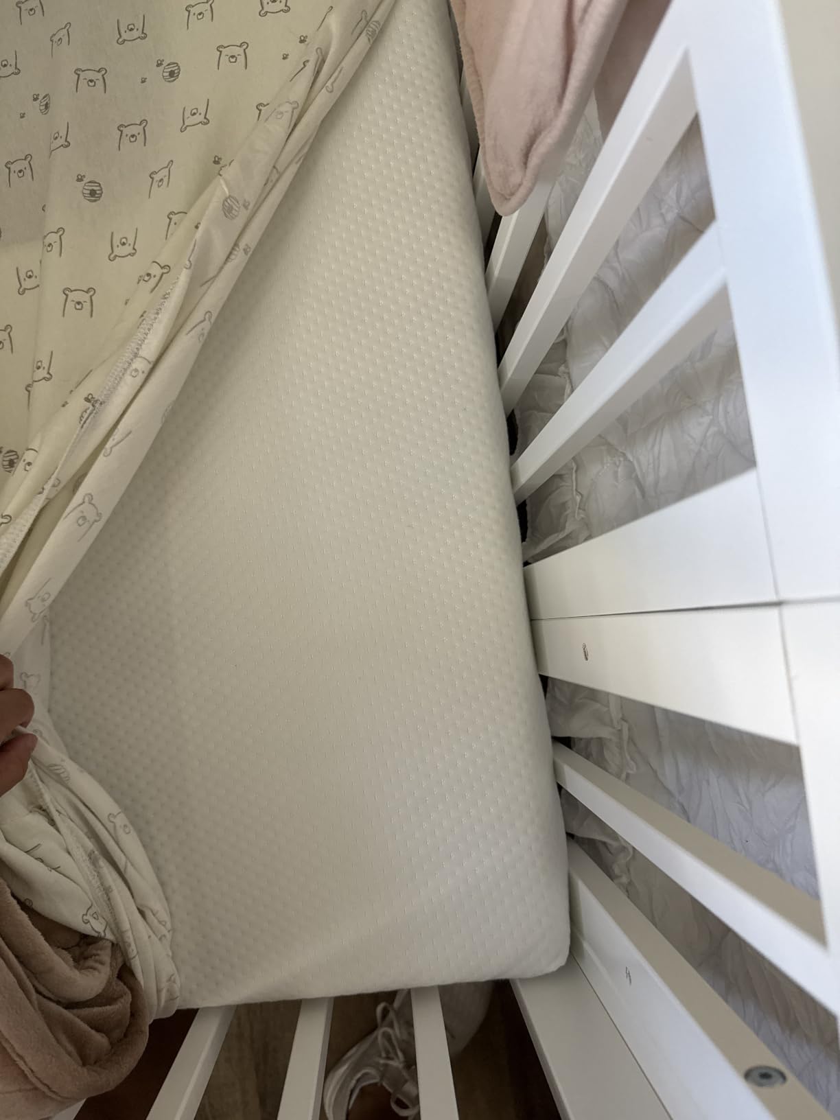 Graco Premium Foam Baby Crib & Toddler Bed Mattress | GREENGUARD Gold Certified, Waterproof, Machine Washable OEKO-TEX Standard 100 Certified Cover, Firm Support, Standard Size customer photo 1