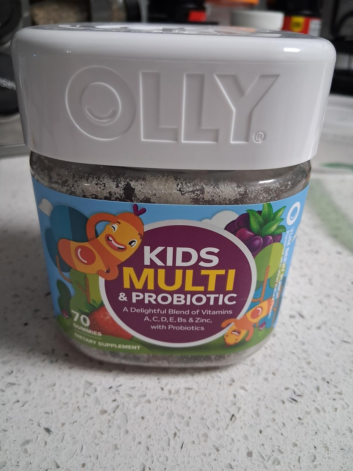 OLLY Kids Multivitamin & Probiotic Gummy, Digestive Support - 70 Count customer photo 1
