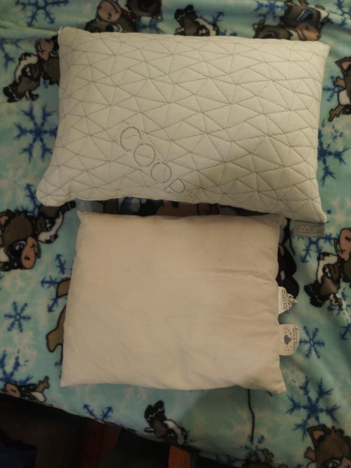 Coop Home Goods Original Toddler Adjustable Pillow, Soft, Breathable, 19