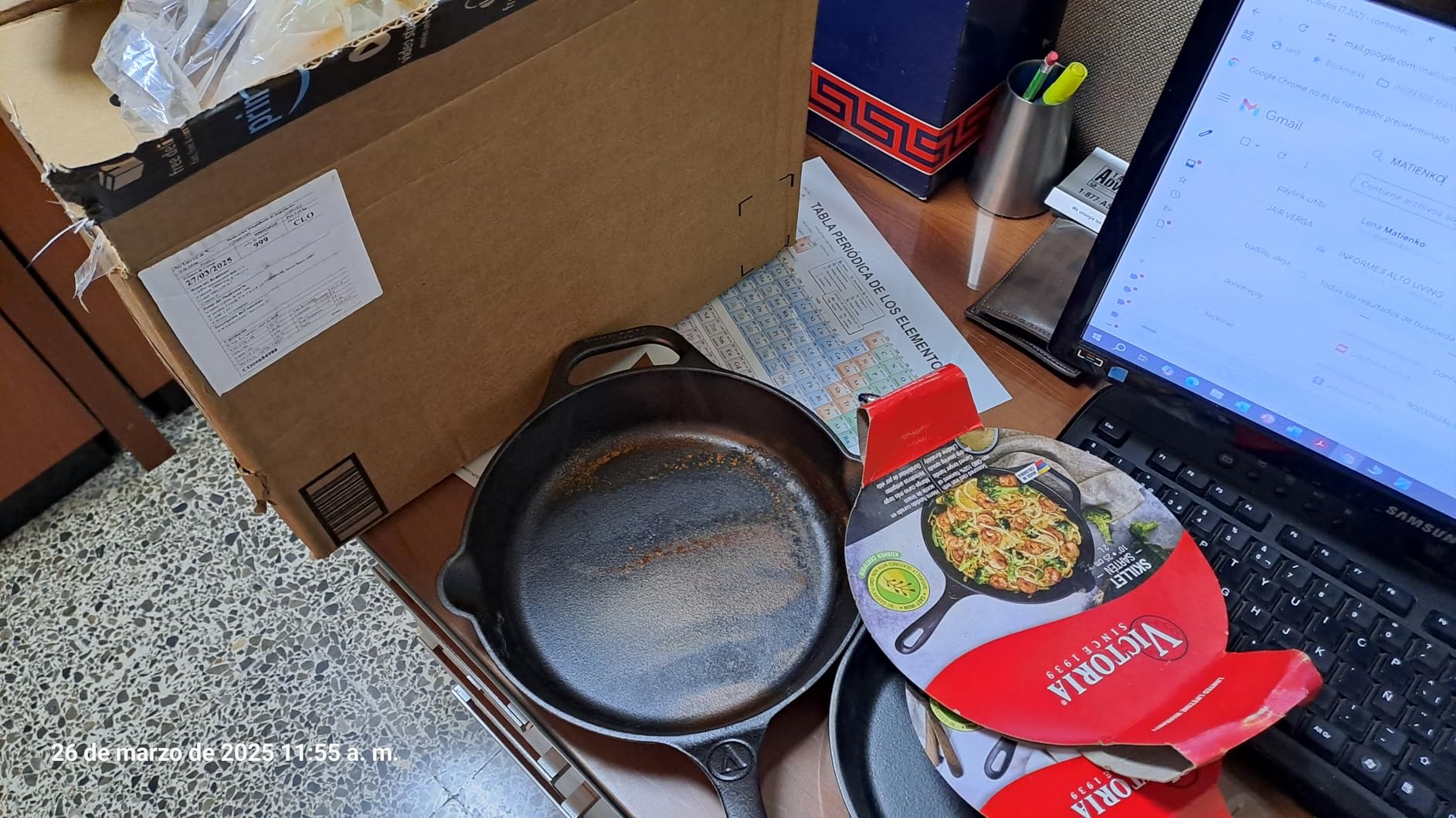 Victoria 10-Inch Cast Iron Skillet, Pre-Seasoned Cast-Iron Frying Pan with Long Handle, Made in Colombia customer photo 2