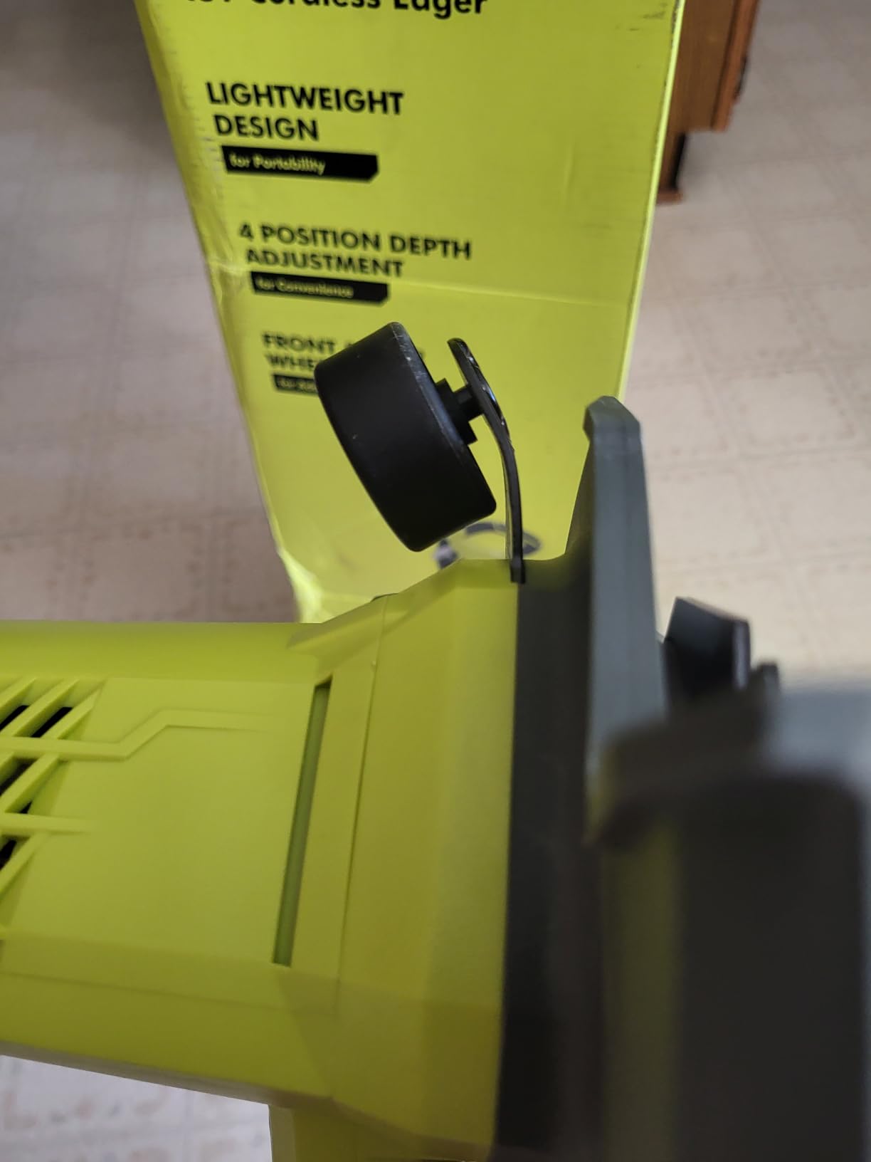 RYOBI ONEAND 18V 9 in. Cordless Battery Edger Tool ONLY P2300BTL customer photo 1