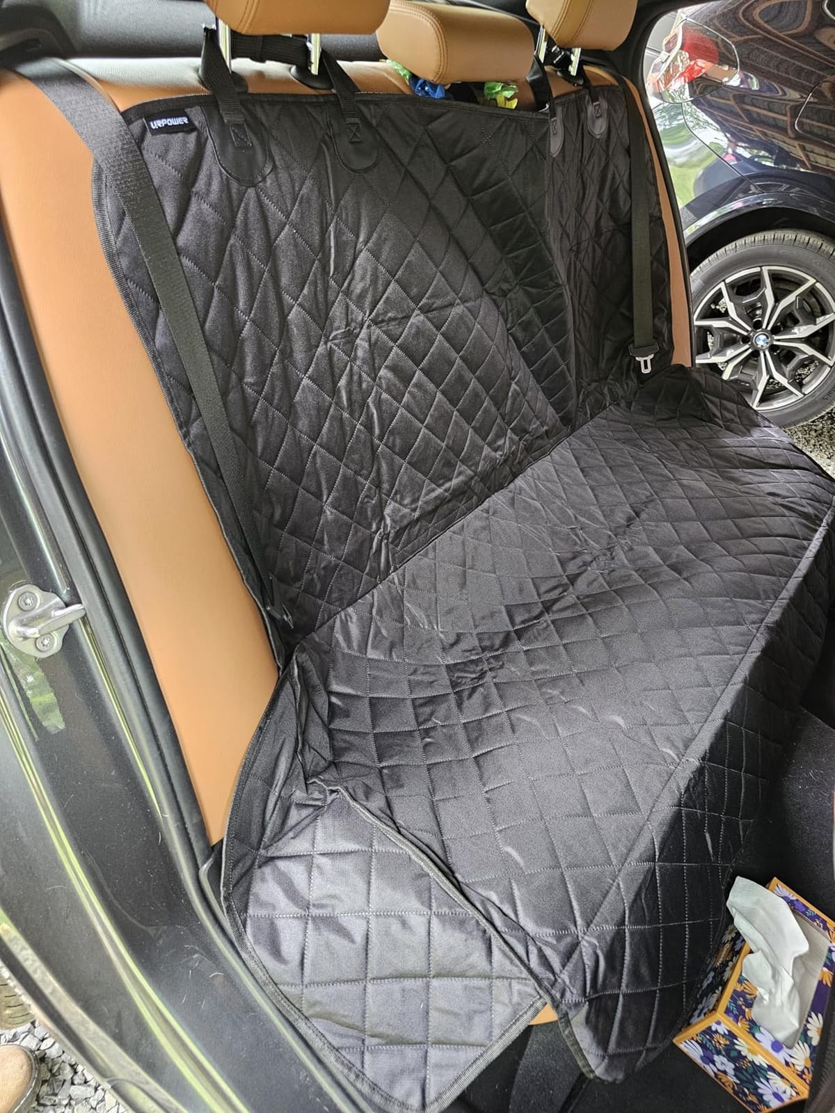 URPOWER Dog Car Seat Cover for Back Seat, Waterproof Car Seat Protector customer photo 2