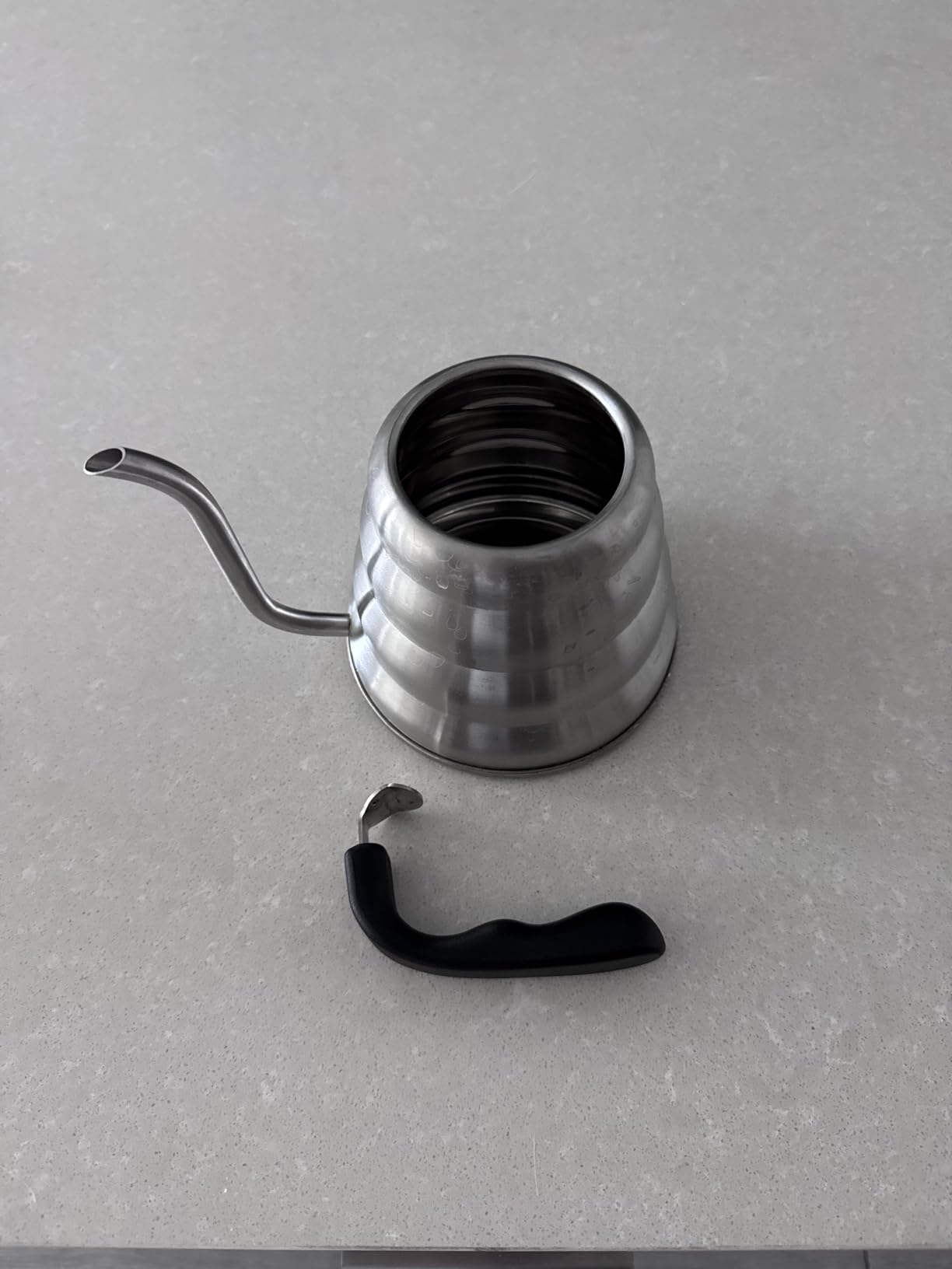 Barista Warrior Gooseneck Kettle, 1.2L Pour Over Kettle, Stainless Steel customer photo 1