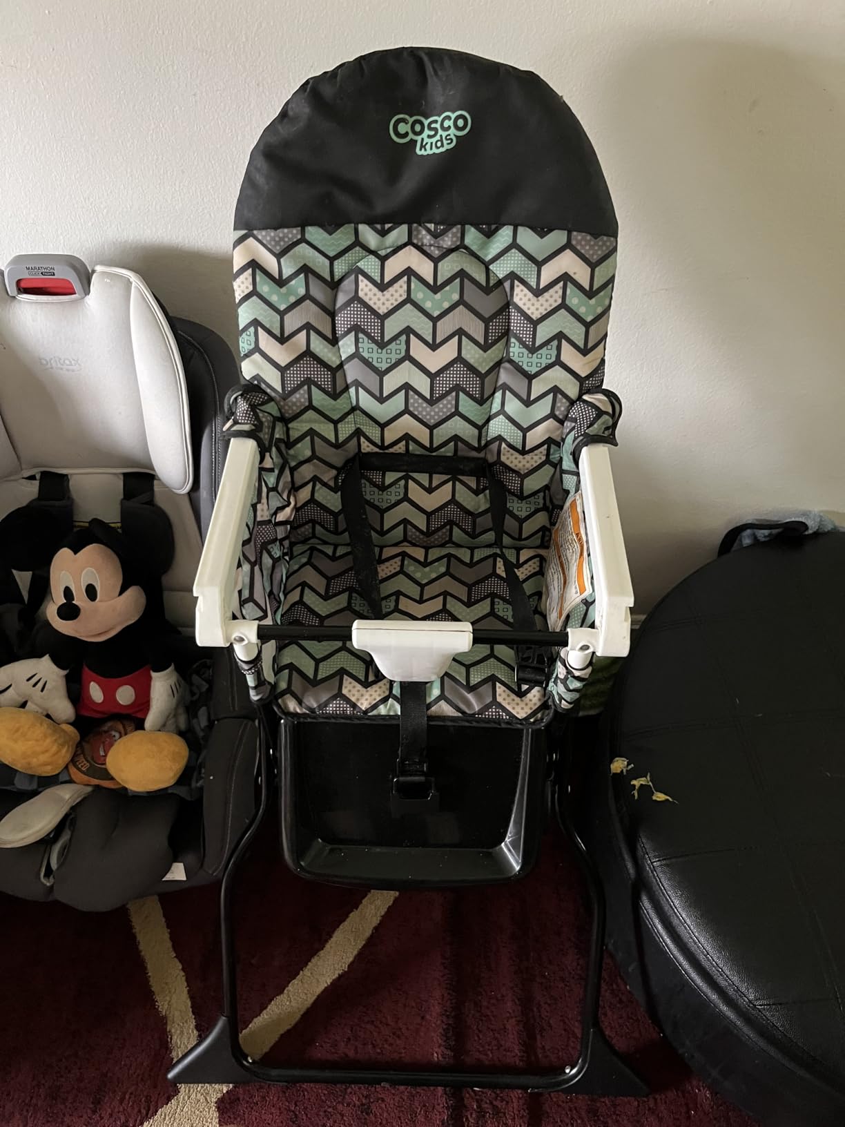 Cosco Kids Highchair for Baby, Simple Foldable High Chair, Convenient, Lightweight, and Compact Design, Spritz customer photo 2