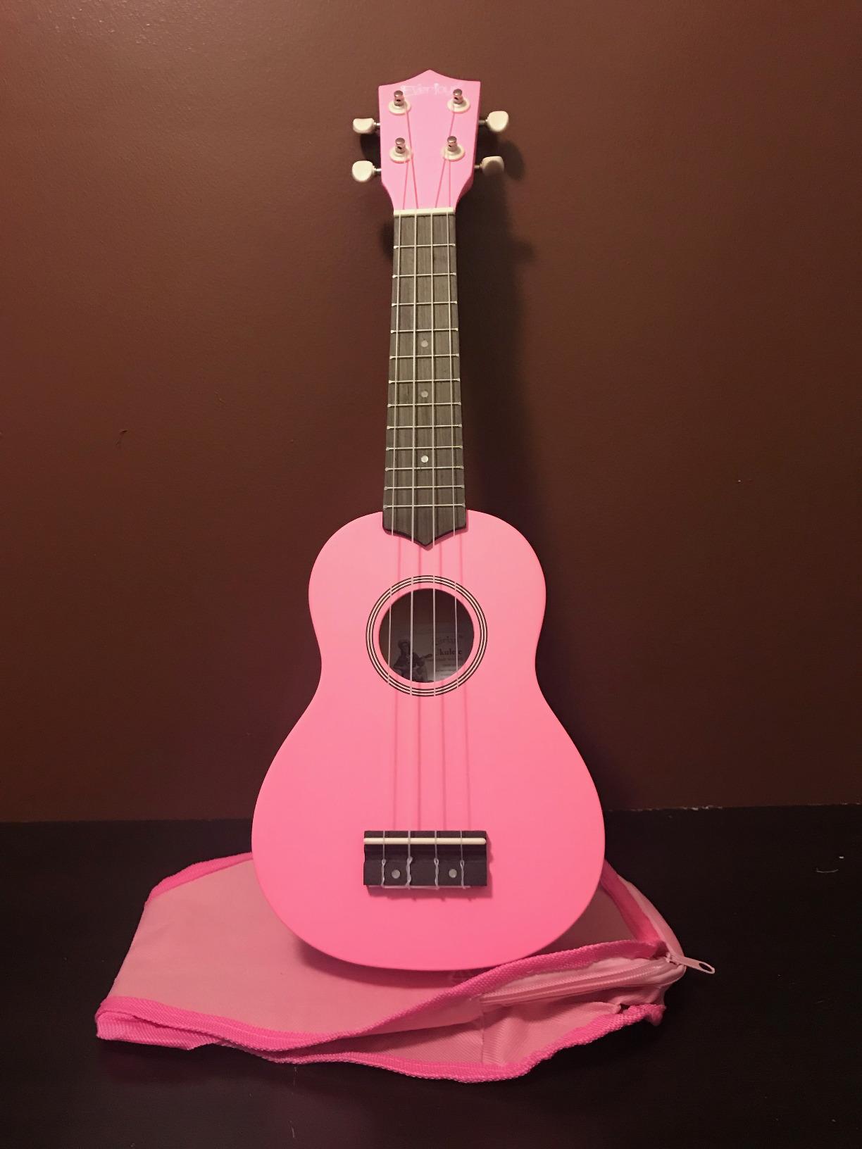 Everjoys Soprano Ukulele Beginner Kit 21 Inch w/Free Online Lesson Gig Bag Tuner Picks Strap, Fast to Learn (Rainbow String) customer photo 1