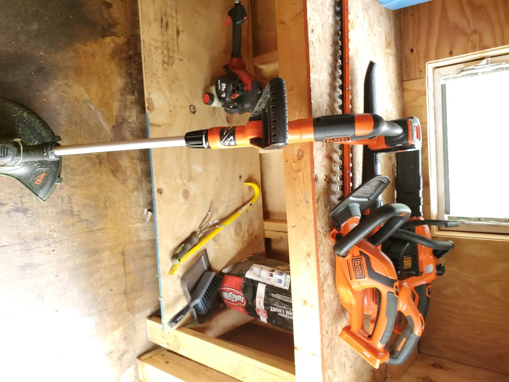 BLACK+DECKER 40V Max Cordless Sweeper & String Trimmer, Battery & Charger Included (LCC340C) customer photo 1
