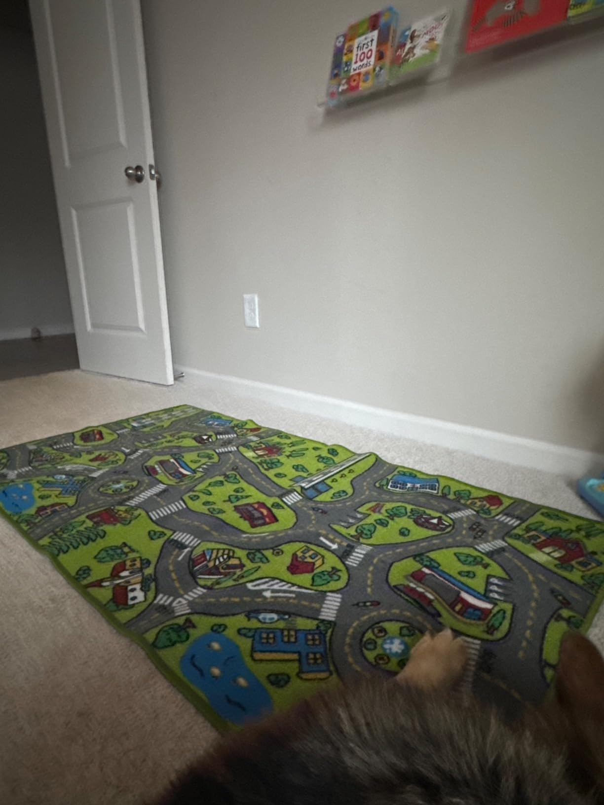 Kids Carpet Playmat Rug City Life Great for Playing with Cars and Toys - Play Learn and Have Fun Safely - Kids Baby Children Educational Road Traffic Play Mat for Bedroom Play Room Game Safe Area customer photo 1