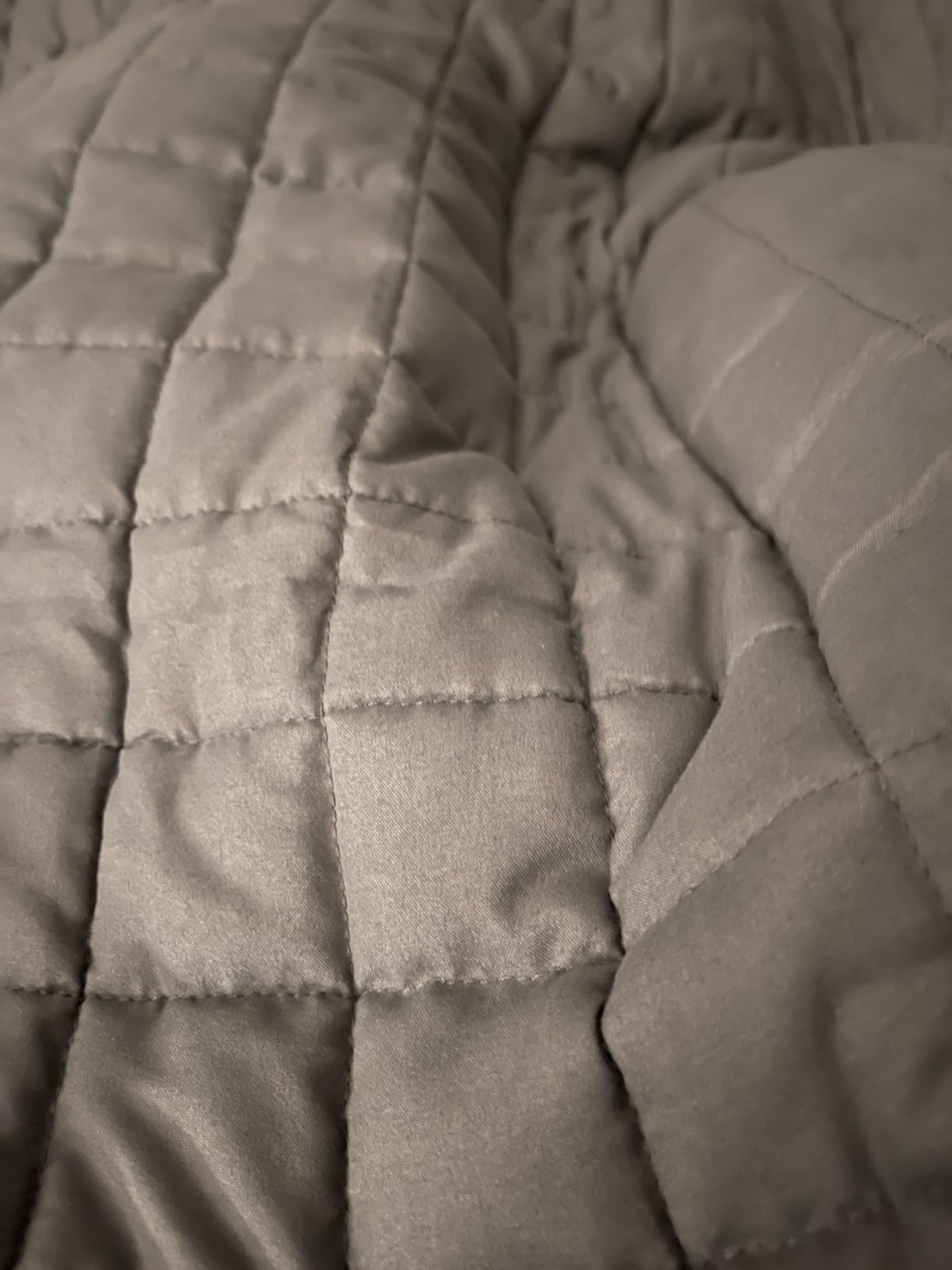 YnM 15lbs Weighted Blanket for Adults, 48x72 Inches, Dark Grey customer photo 1
