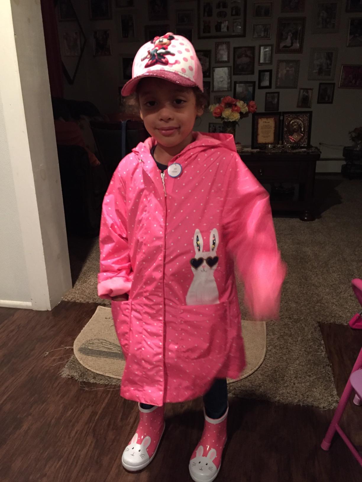 Carter's Girls' Her Favorite Rainslicker Rain Jacket customer photo 1