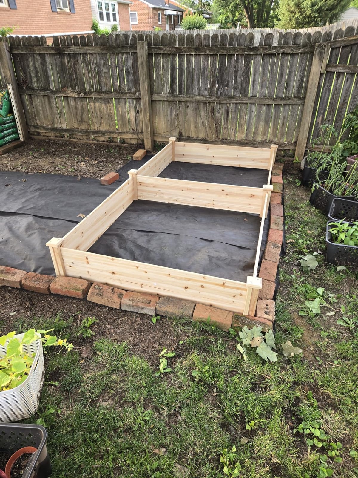 Yaheetech Wooden Raised Garden Bed Outdoor Planter Box, Wood customer photo 2