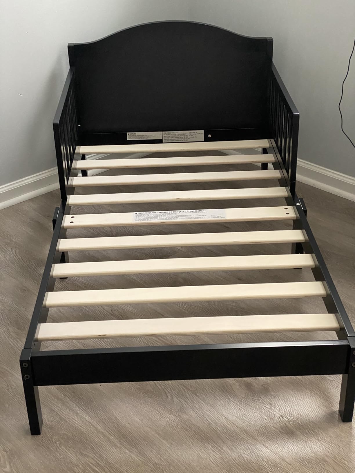 Dream On Me Sydney Toddler Bed in Steel Grey, Greenguard Gold Certified customer photo 1