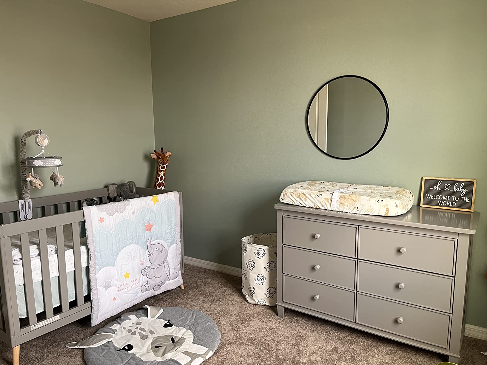 Sealy Baby Infant Changing Pad - Waterproof, Contoured Durable Foam, Wipe Clean, Made in USA, 32 x 16 customer photo 1