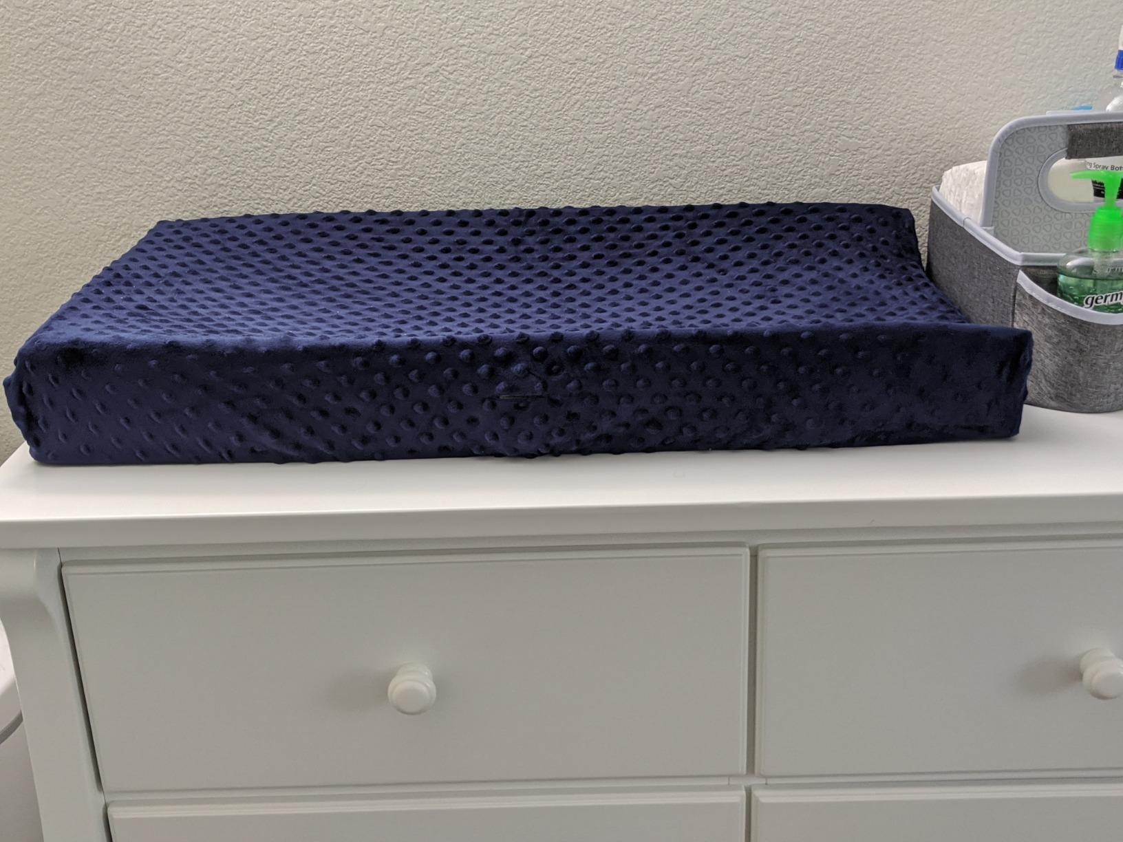 Sealy Baby Infant Changing Pad - Waterproof, Contoured Durable Foam, Wipe Clean, Made in USA, 32 x 16 customer photo 2