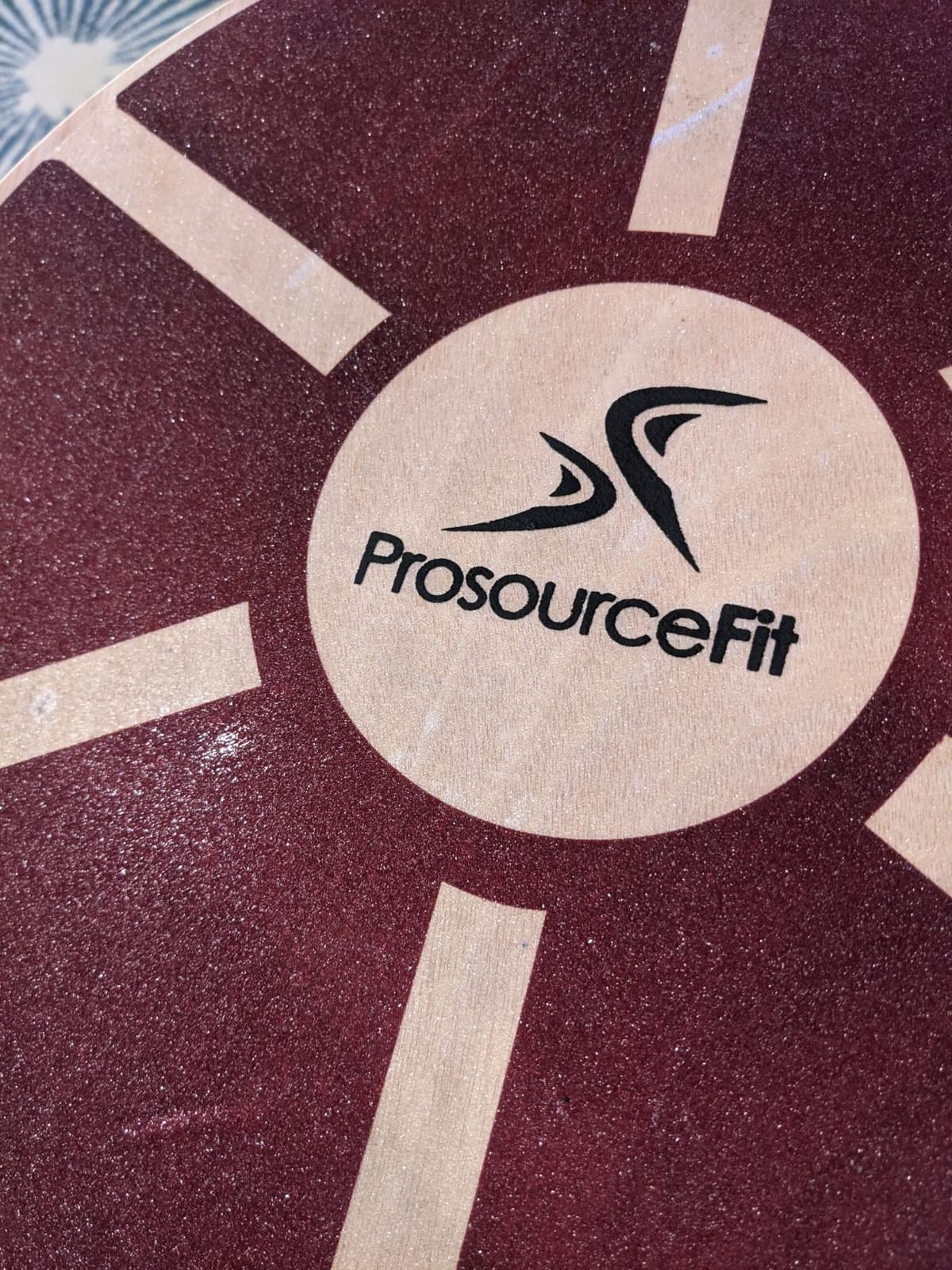 ProsourceFit Wooden Balance Board Non-Slip Wobble Core Trainer 15.75in (39.5cm) Diameter with 360 Rotation for Stability Training, Full Body Exercises, Physical Therapy customer photo 2