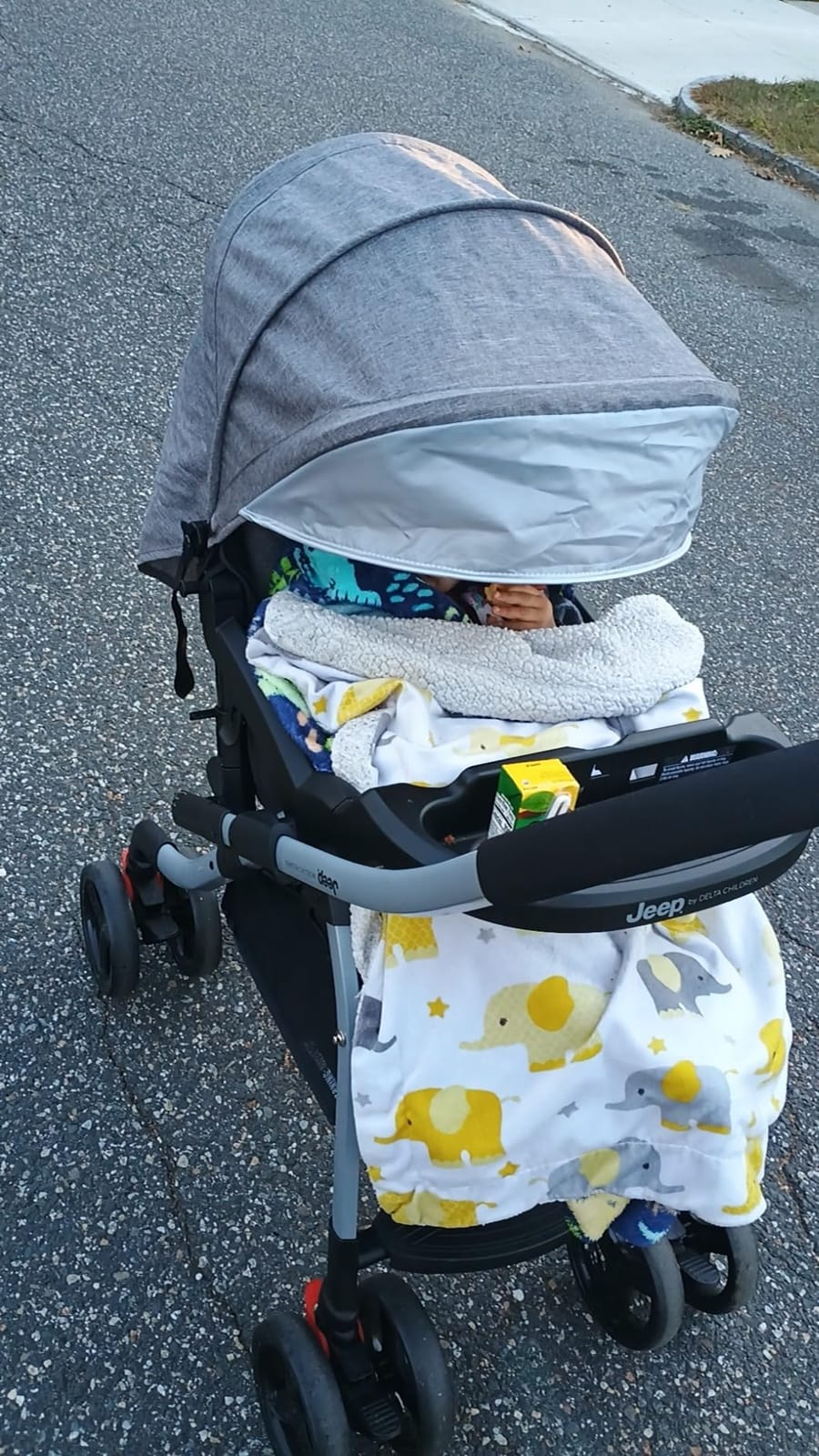 Jeep Unlimited Reversible Handle Stroller, Grey Tweed customer photo 1