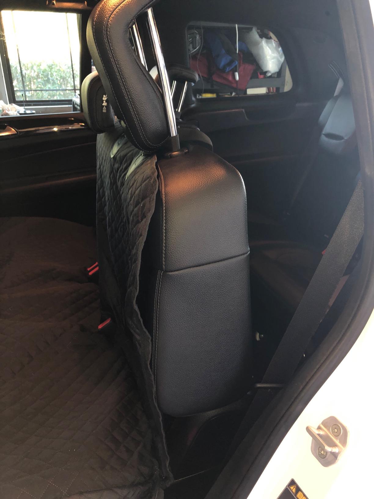 Vailge Extra Large, 100% Waterproof Dog Seat Cover for Back Seat with Zipper Side Flap, Heavy Duty car Hammock Pet Seat Cover for Cars Trucks suvs customer photo 2
