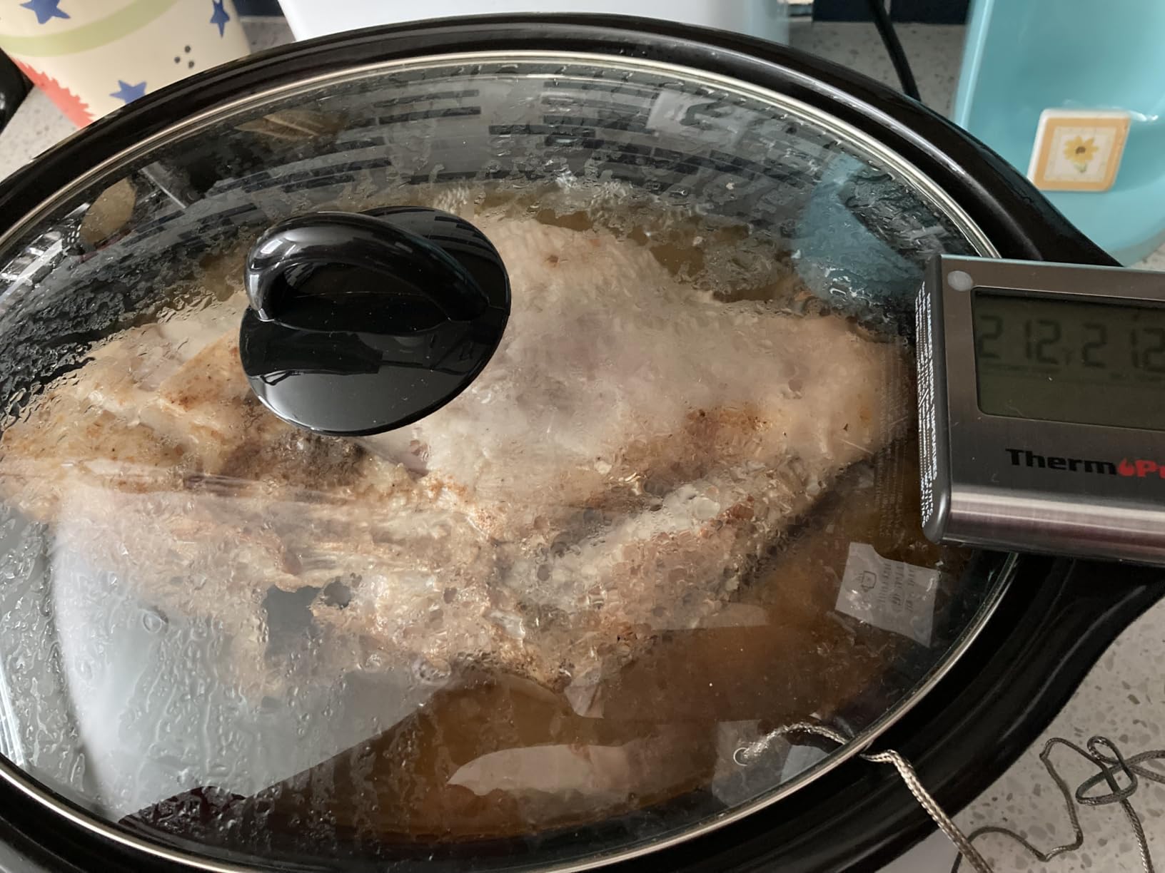 Crock-Pot Large 8-Quart Programmable Slow Cooker with Auto Warm Setting Black Stainless Steel customer photo 1