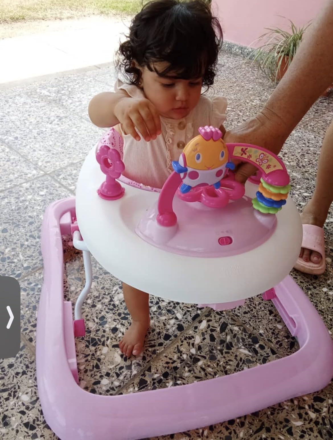 Bright Starts Giggling Safari Walker with Easy Fold Frame for Storage, Ages 6 Months + customer photo 2