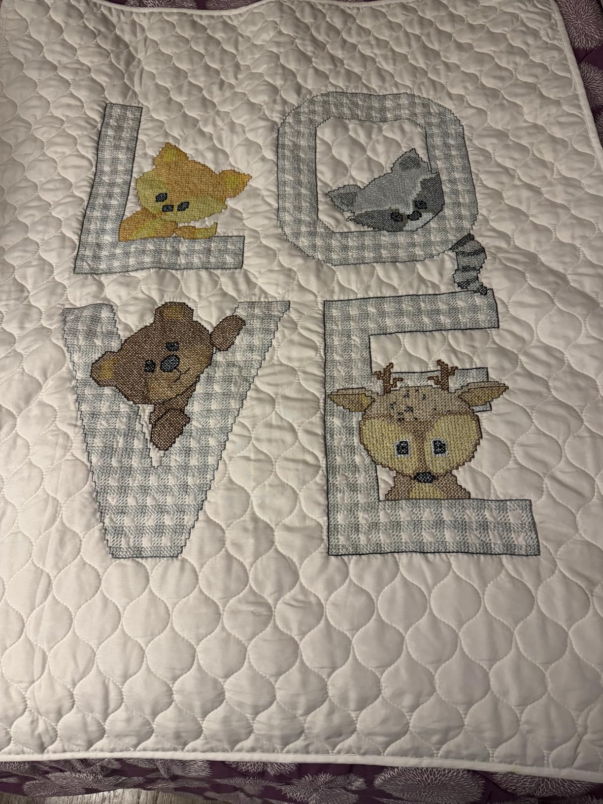 Janlynn Kit Baby 34x43 Woodland Love, 12.5 x 9.25 x 2.25, Assorted, By the yard customer photo 2