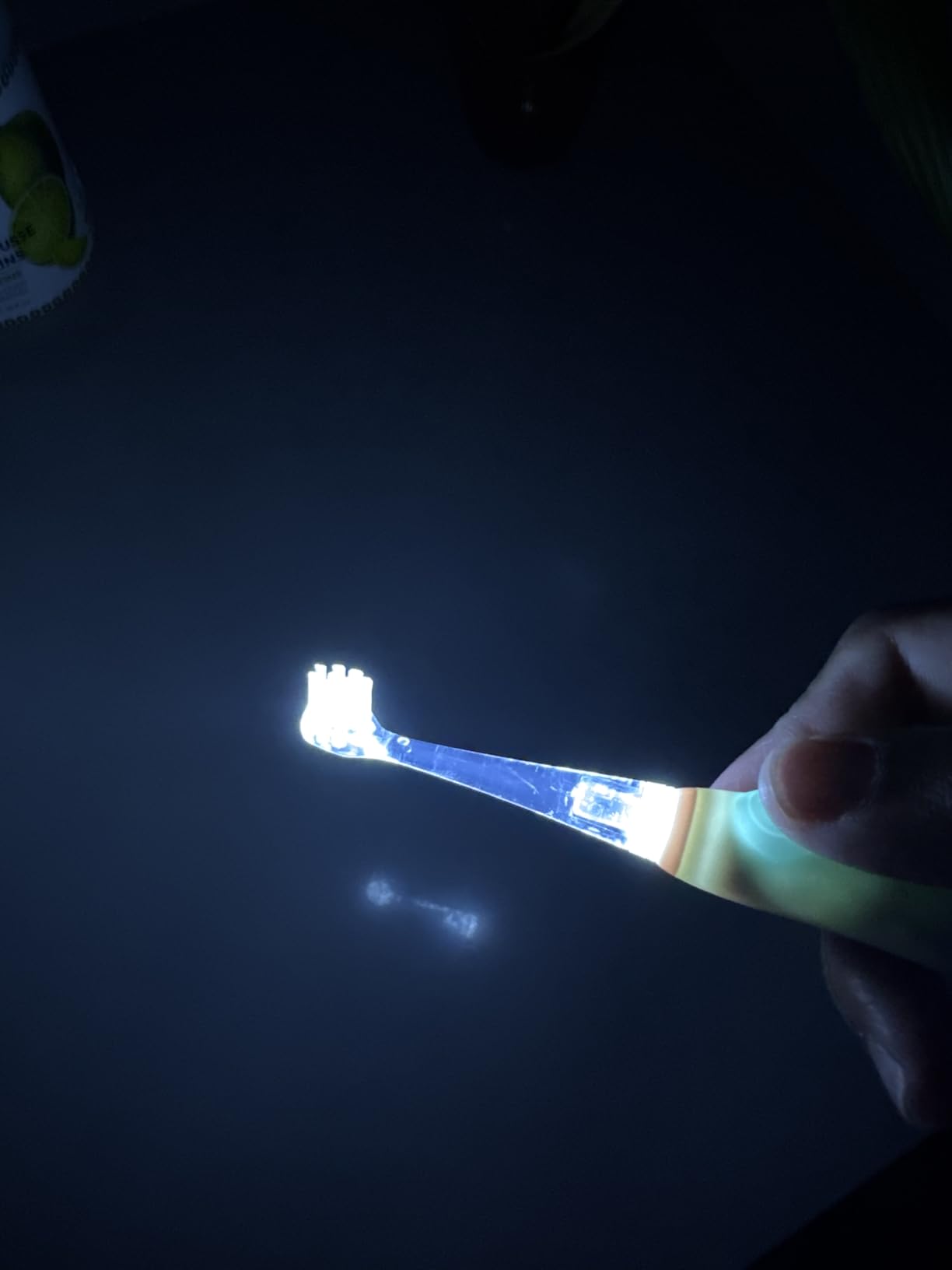 Papablic Baby Sonic Electric Toothbrush for Aged 0-3 Toddler, Blue customer photo 1