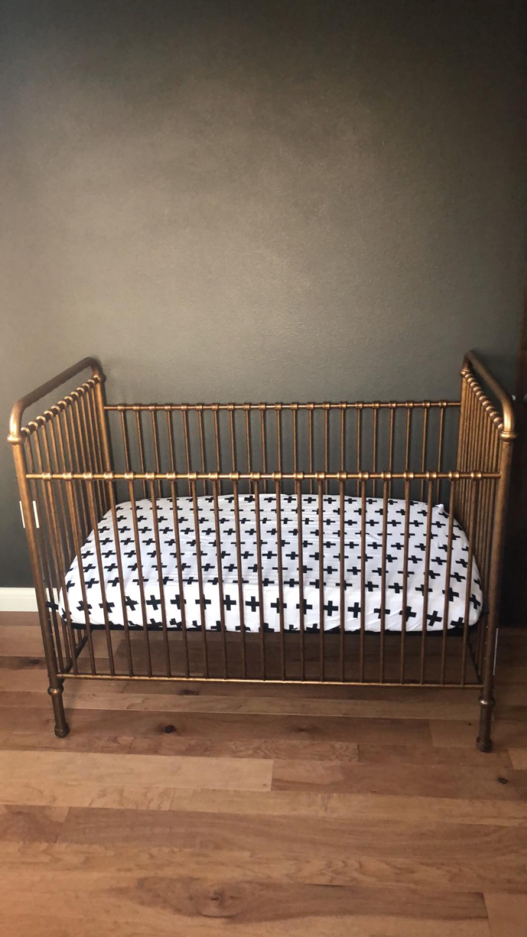 NAMESAKE Abigail 3-in-1 Convertible Baby Crib Gold customer photo 2
