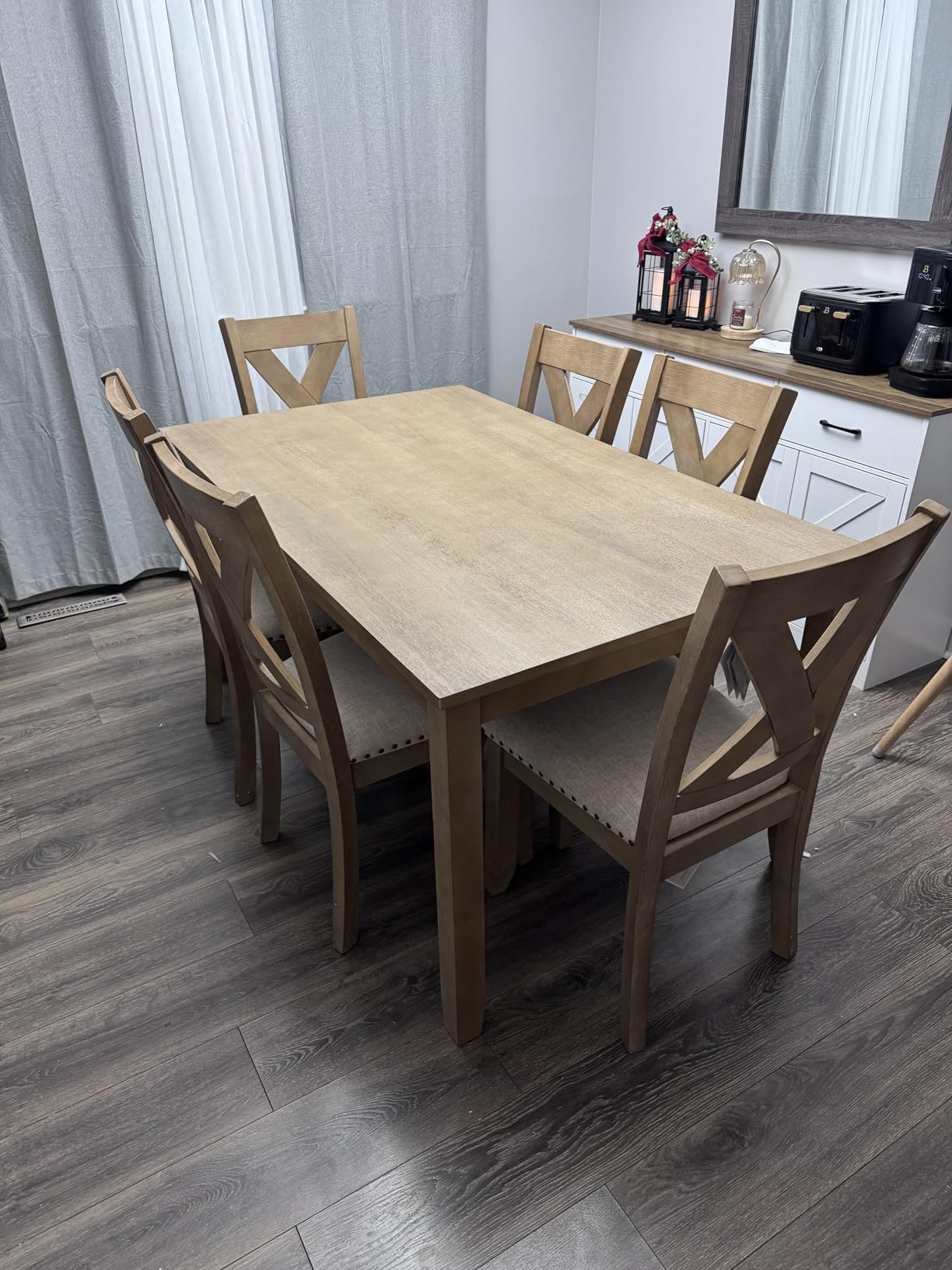 Signature Design by Ashley Skempton 7-Piece Dining Table Set for 6 customer photo 2
