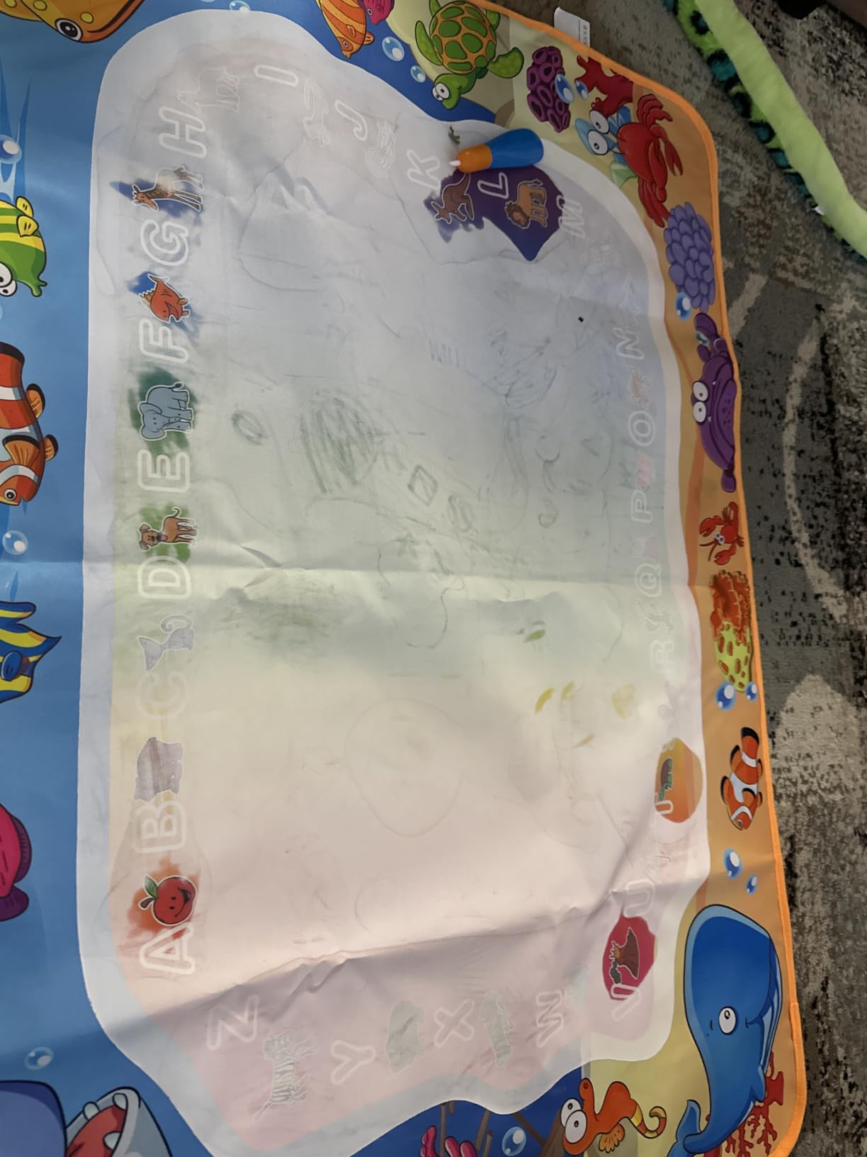 Water Doodle Mat - Kids Color Painting Toy, Gift Set for Toddlers 2-7 customer photo 2