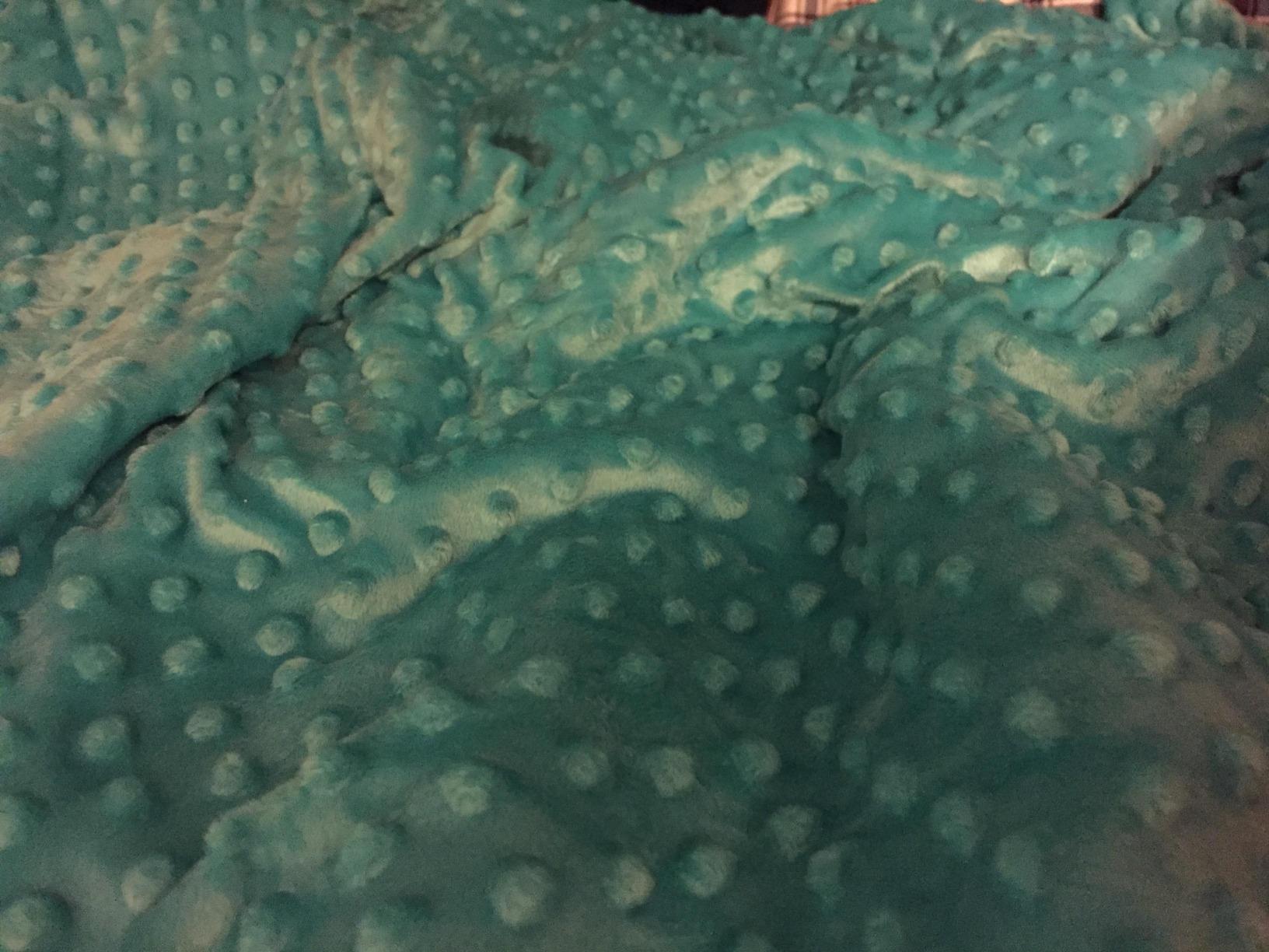 hazli Super-Soft Kids Weighted Blanket 5 Pounds - Weighted Blanket for Kids - Easy to Clean, Washable Minky Cover - 36x48 Inches 5lbs Child - Small Heavy Blanket for Girls and Boys customer photo 1