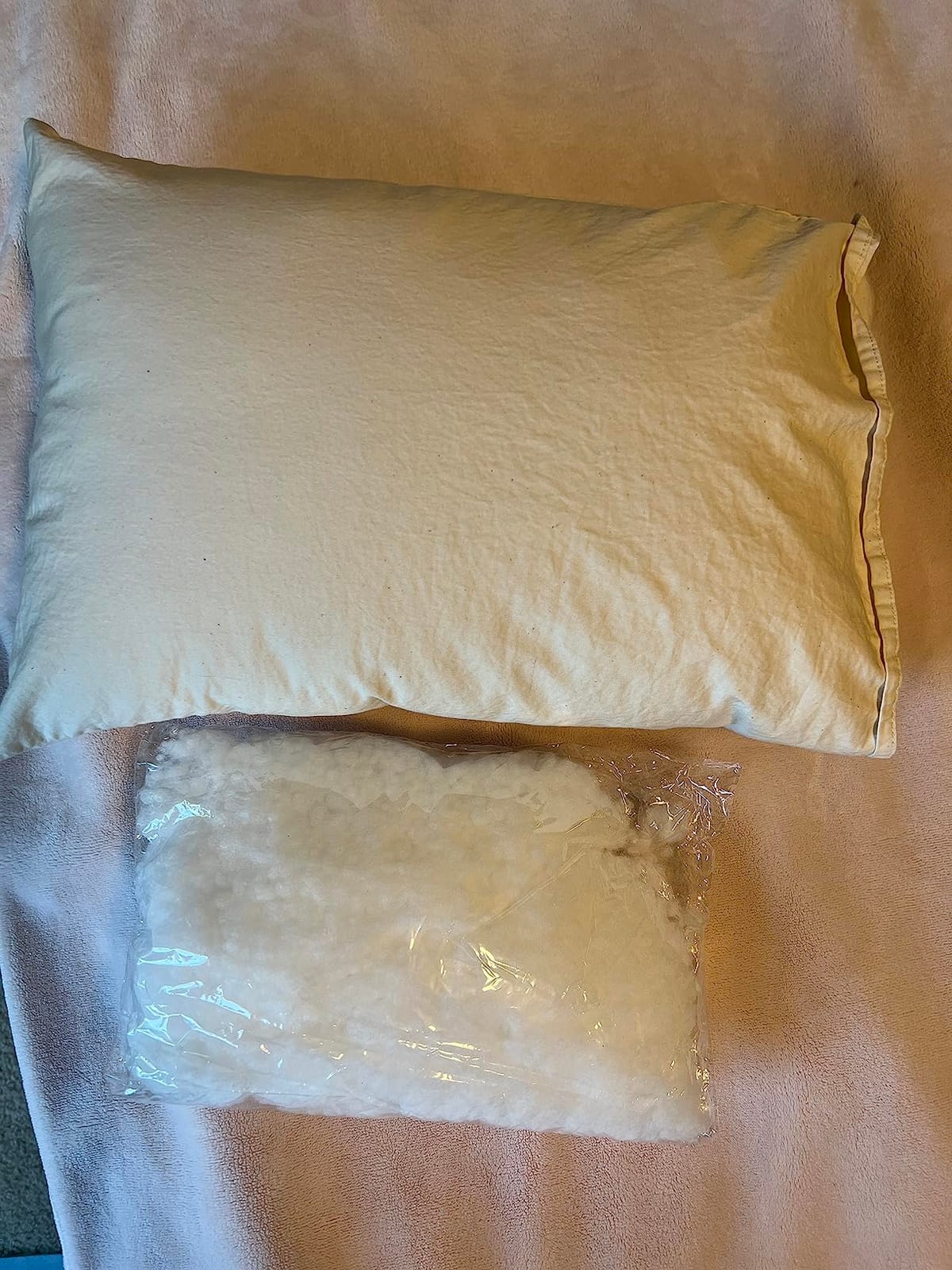 Adjustable Kids Pillow for Ages 4-12 with Organic Cotton Pillowcase customer photo 1