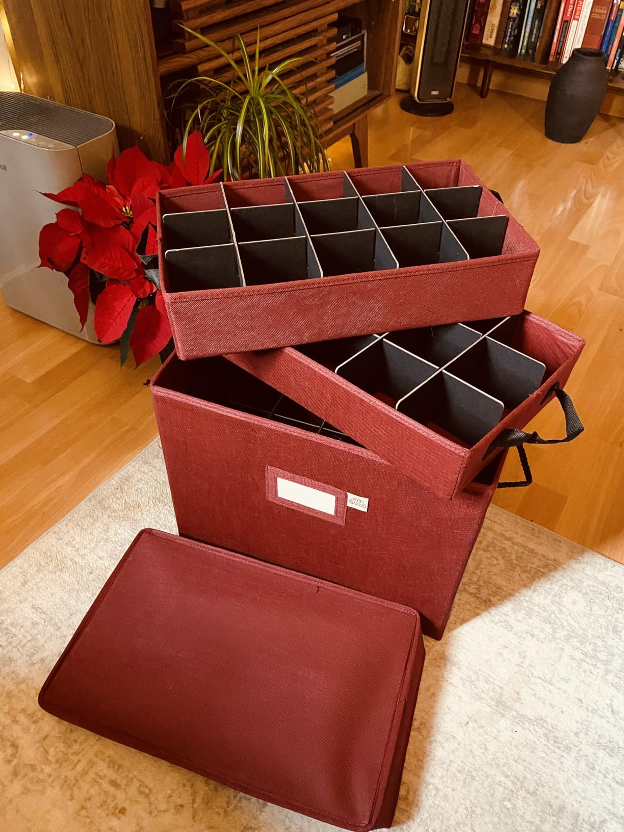 612 Vermont Christmas Ornament Storage Box, Holds 60-3 Inch Ornaments customer photo 1