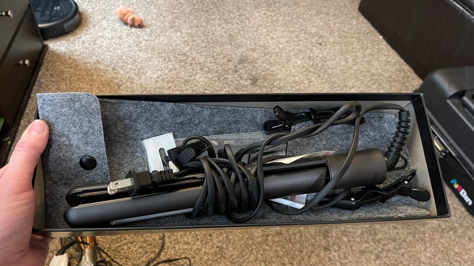 NITION Ceramic Tourmaline Hair Straighteners LCD Flat Iron MCH 10s Fast Heating Up. 1