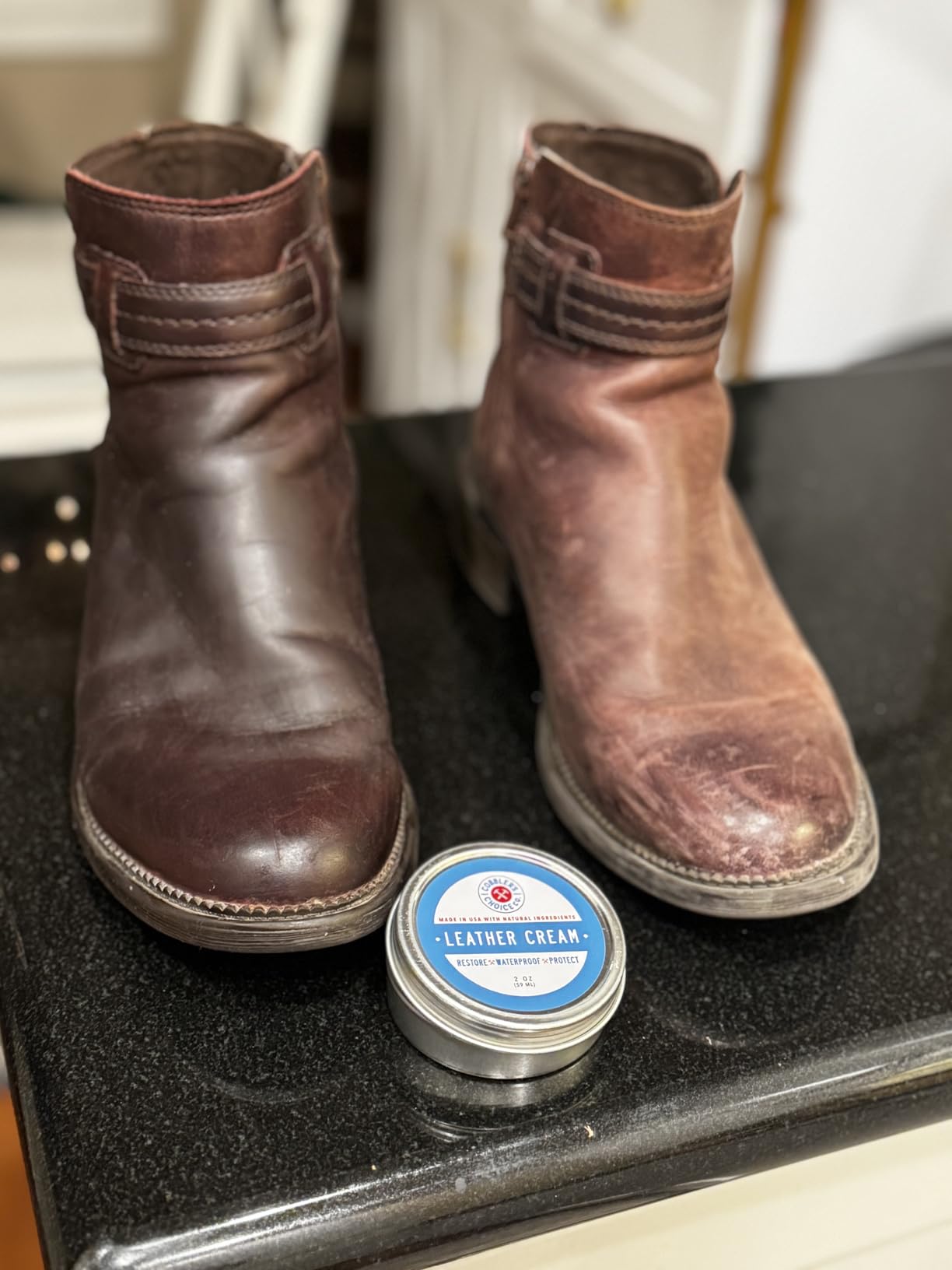 Cobbler's Choice Leather Cream - For Shoes, Boots & Bags with Beeswax customer photo 2
